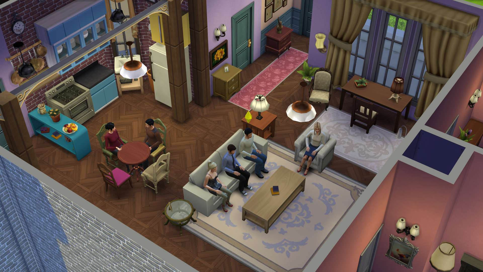 Superfan Brilliantly Recreates 'Friends' In 'The Sims 4'