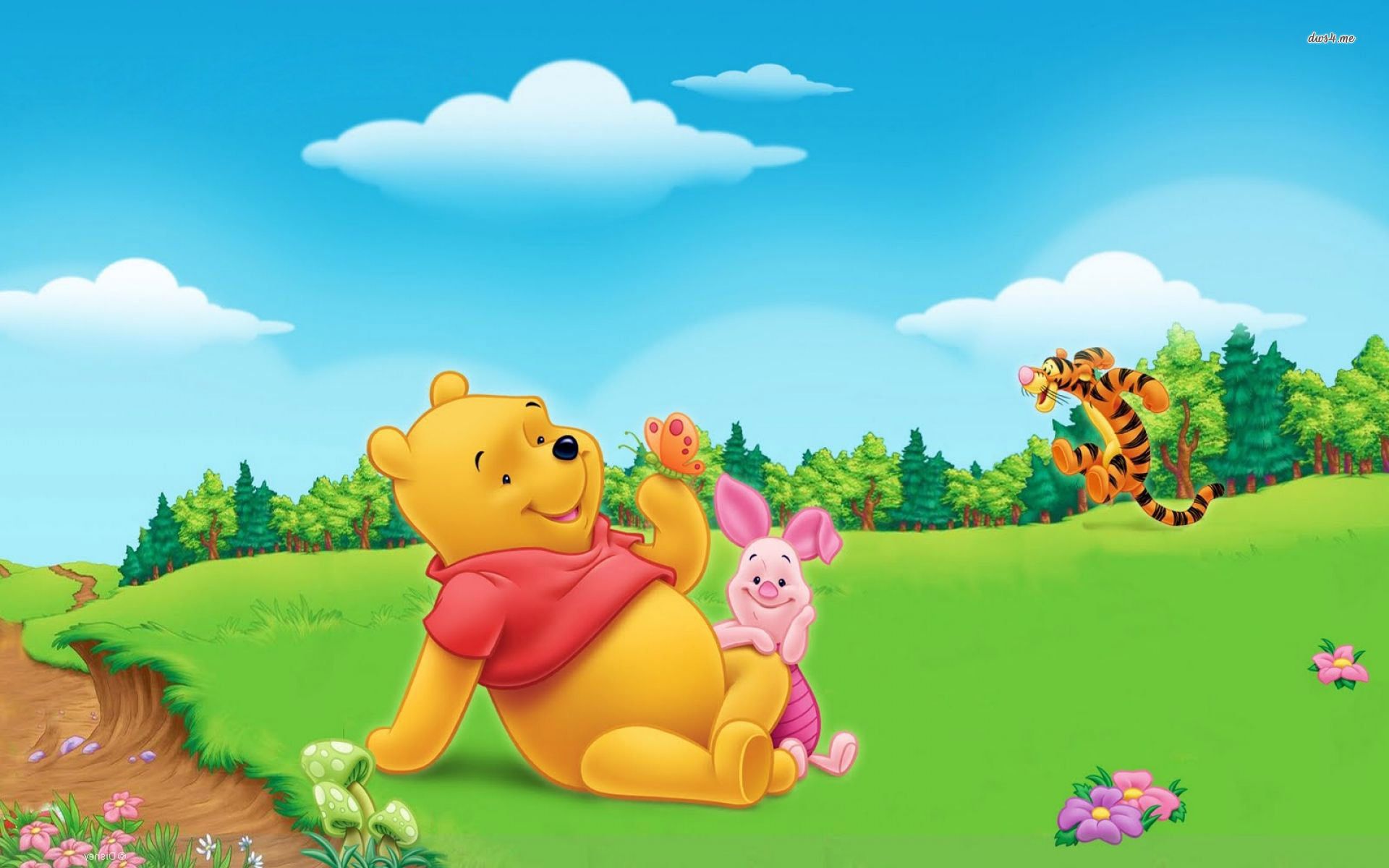 Winnie the Pooh Background Wallpaper