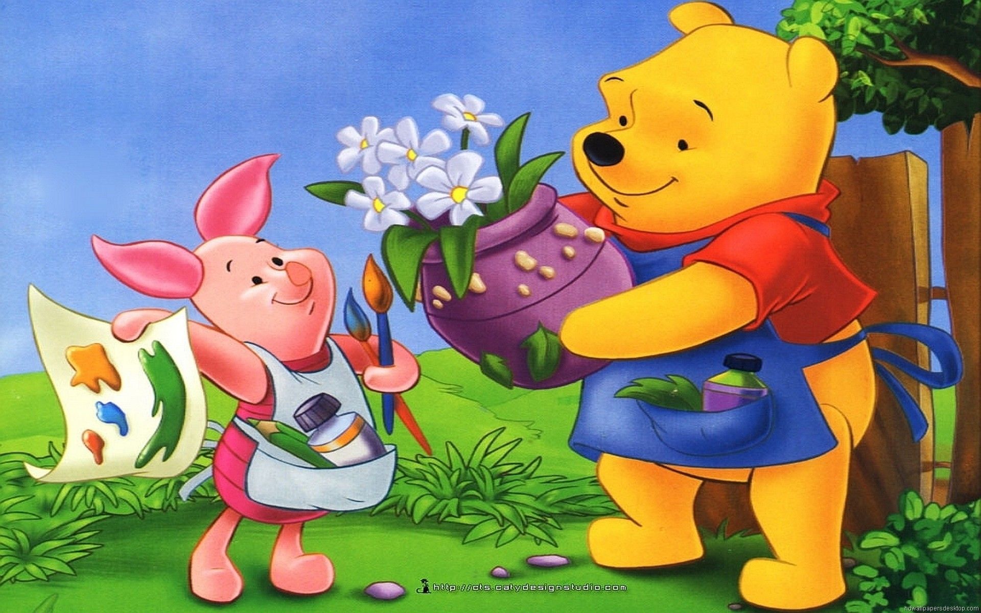 High Resolution Disney Cartoon Winnie The Pooh Wallpaper