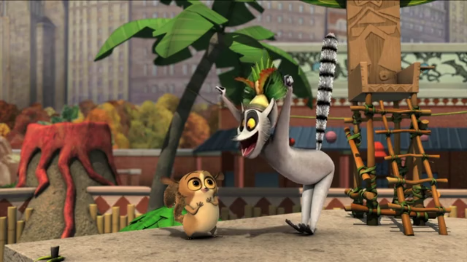 King Julien Wallpaper. Lion King Disney Wallpaper, Skeleton King Wallpaper and Walking Dinosaurs Wallpaper