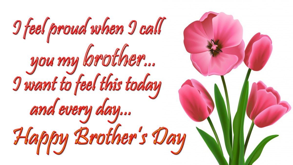 Happy Brothers Day Wishes & Greetings Image. Happy brothers day