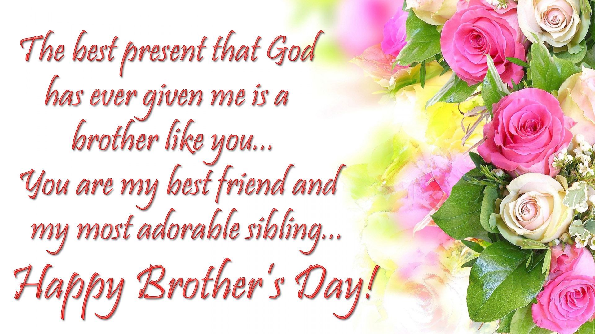 Happy Brothers Day Wishes & Messages Image. Happy brothers day