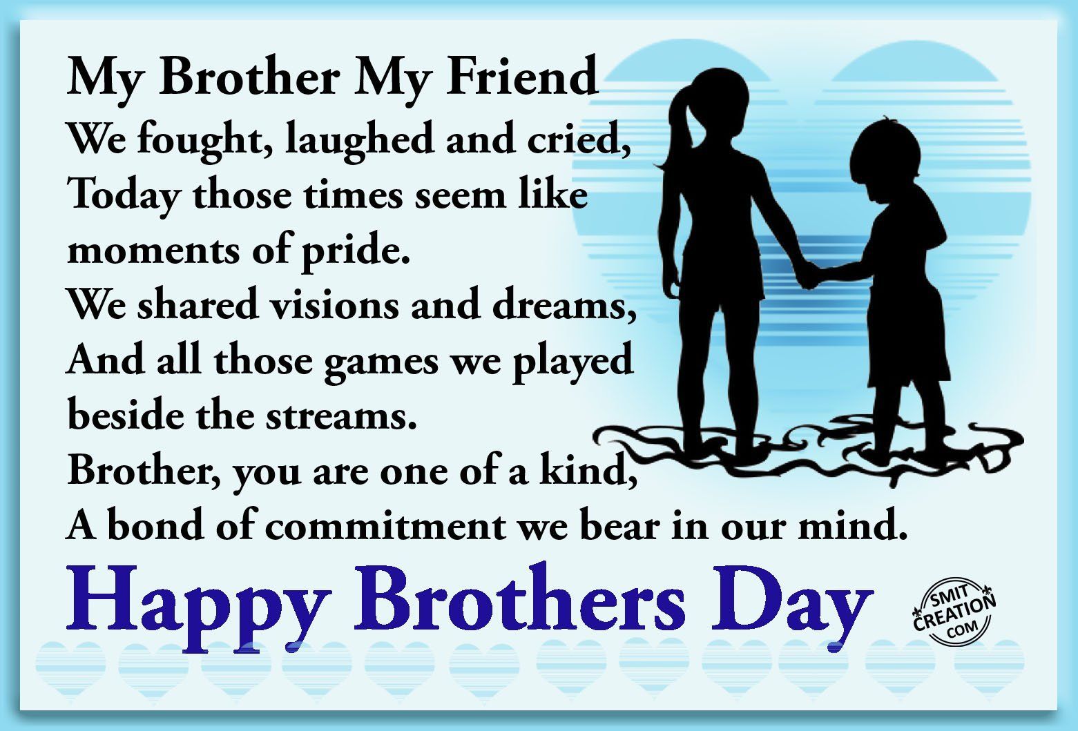 Happy Brothers Day Photo  ShayariMaza
