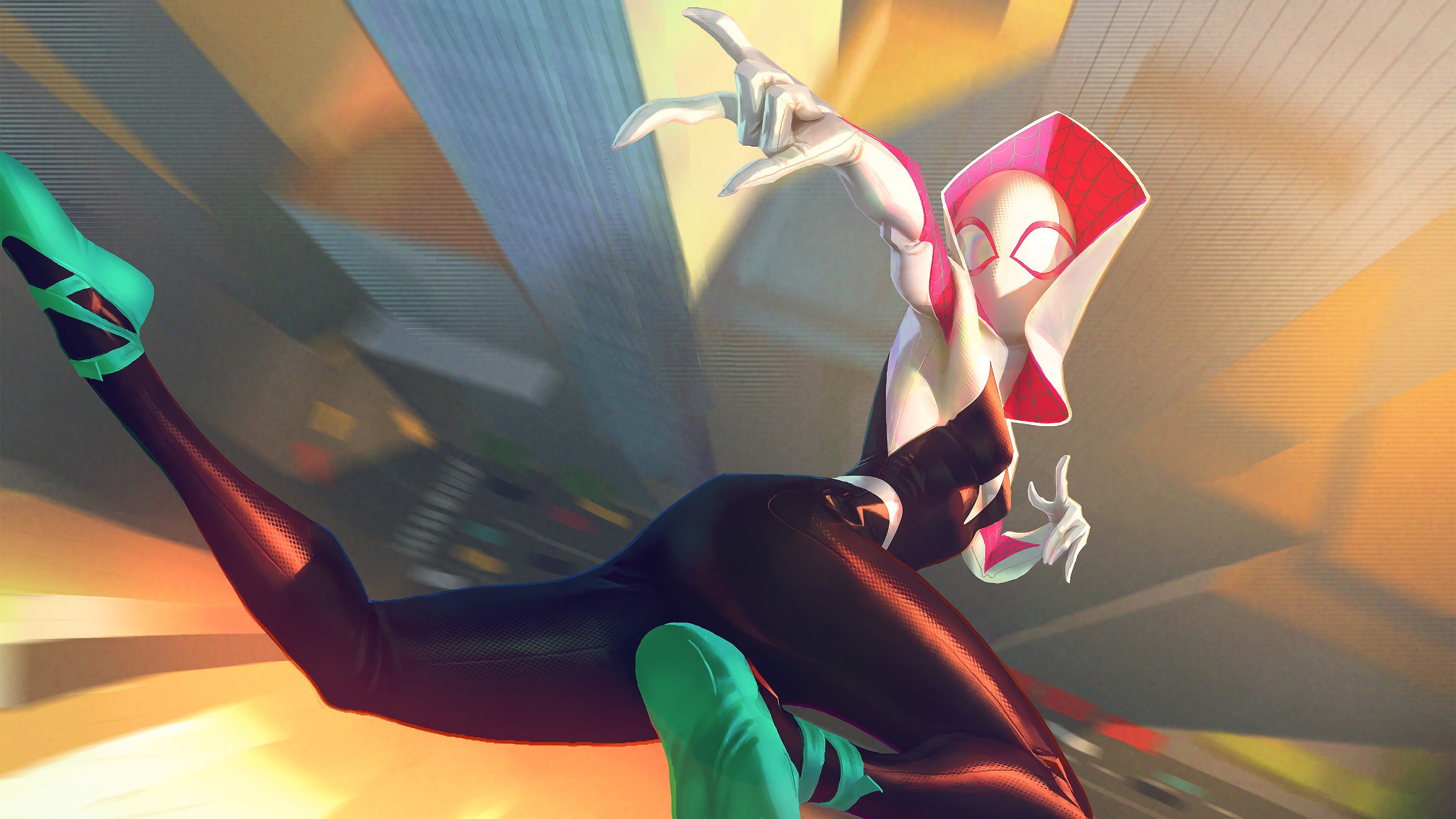 Spider Gwen, Spider Man: Into The Spider Verse, 4K