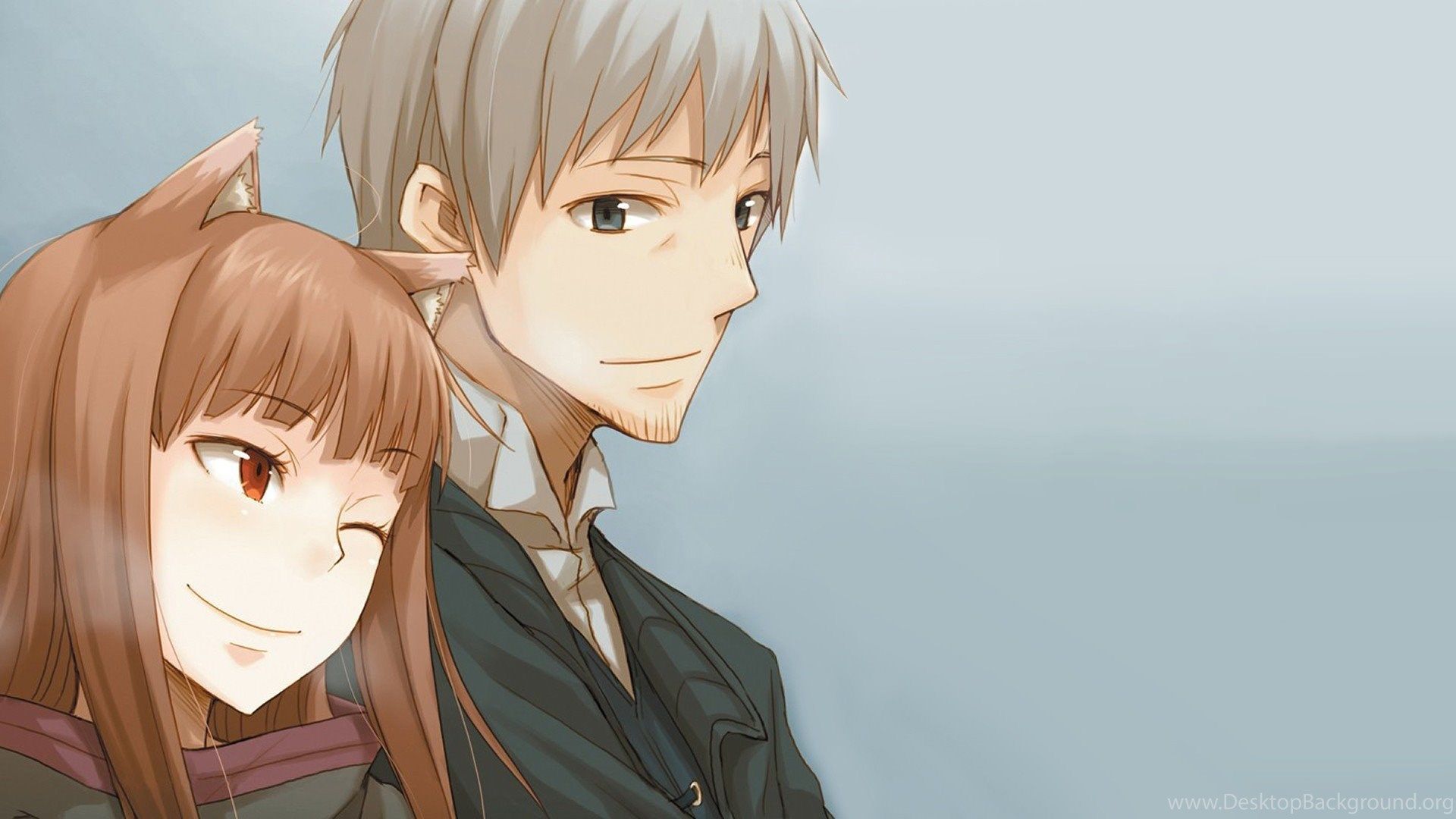 Boy And Girl Anime Spice And Wolf Wallpaper And Image