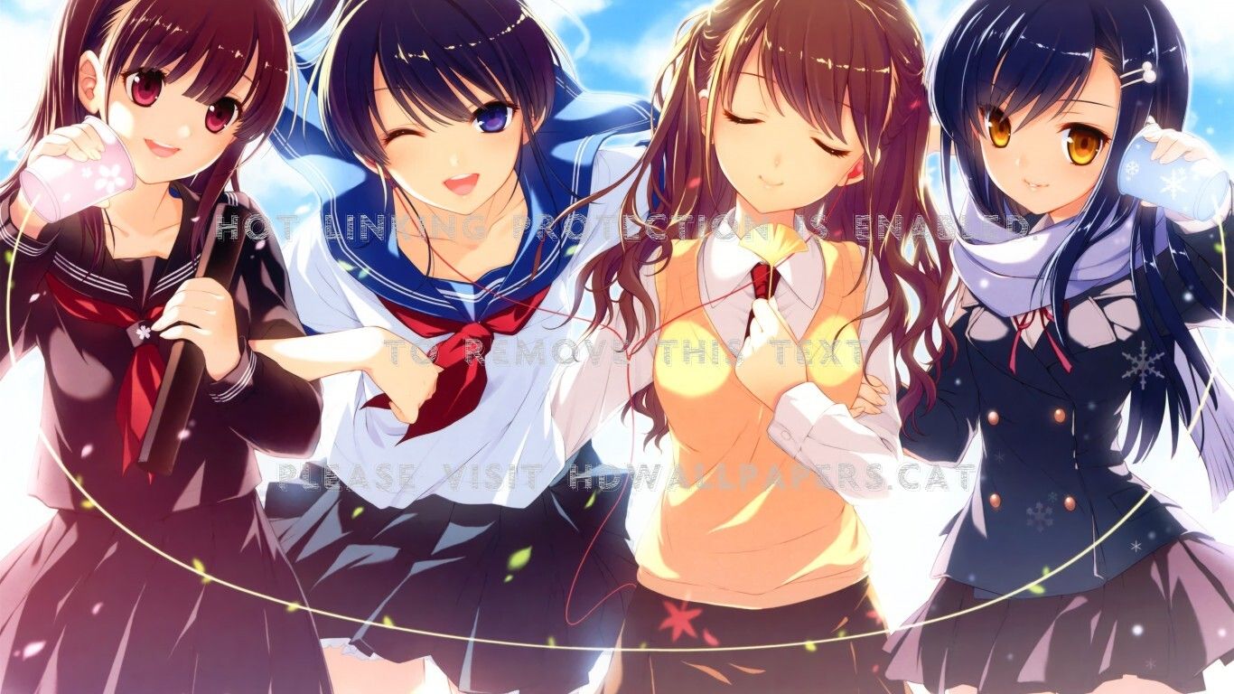 17++ Best Friends Anime HD Wallpaper