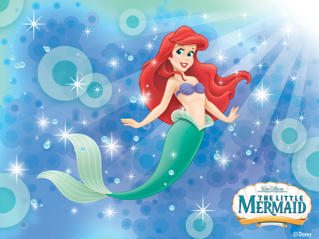 Walt Disney Wallpaper Ariel Little Mermaid