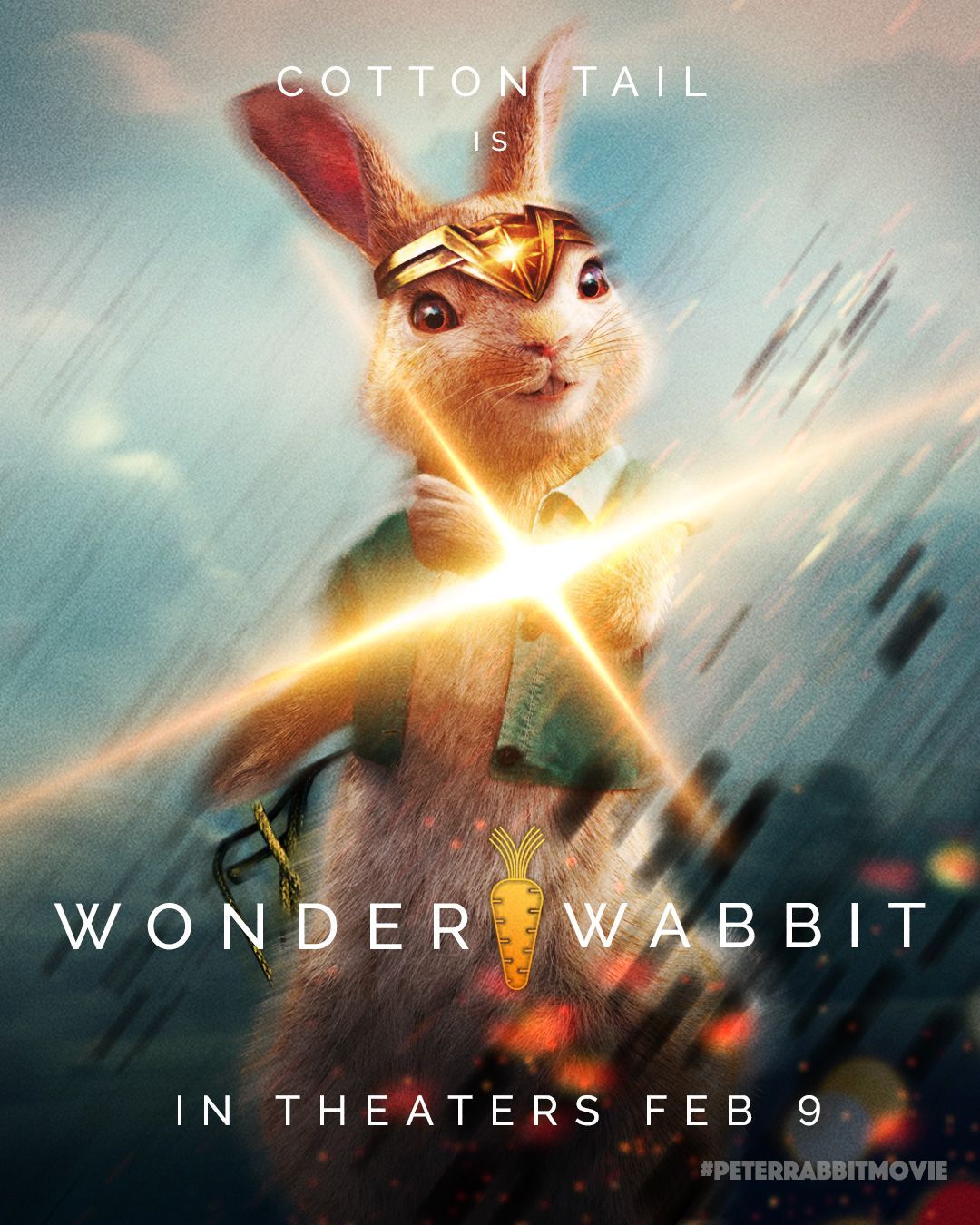 Check out Cottontail on the poster for Wonder Wabbit, her tribute