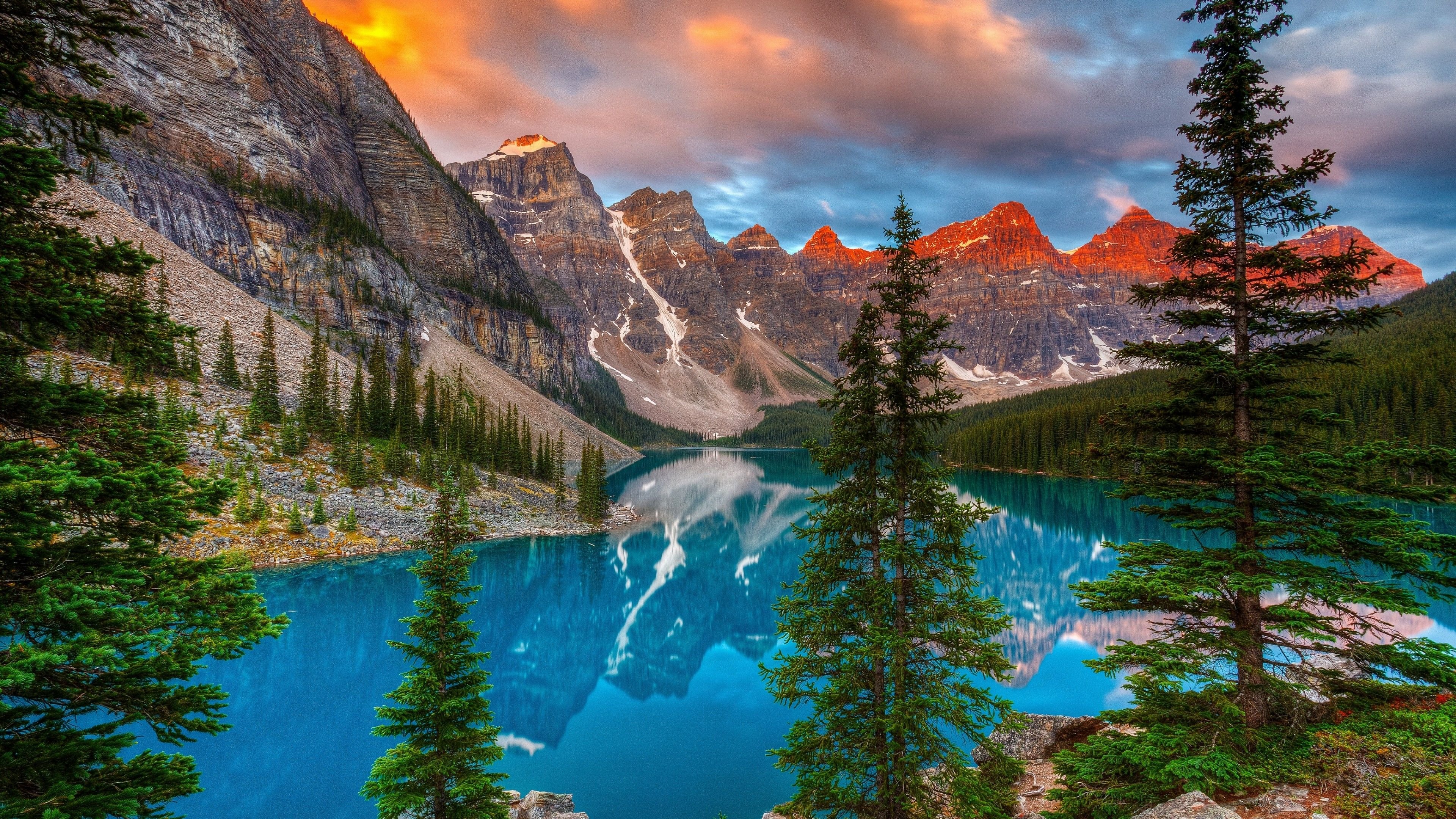 Moraine Lake Region Alberta Canada Wallpapers - Wallpaper Cave