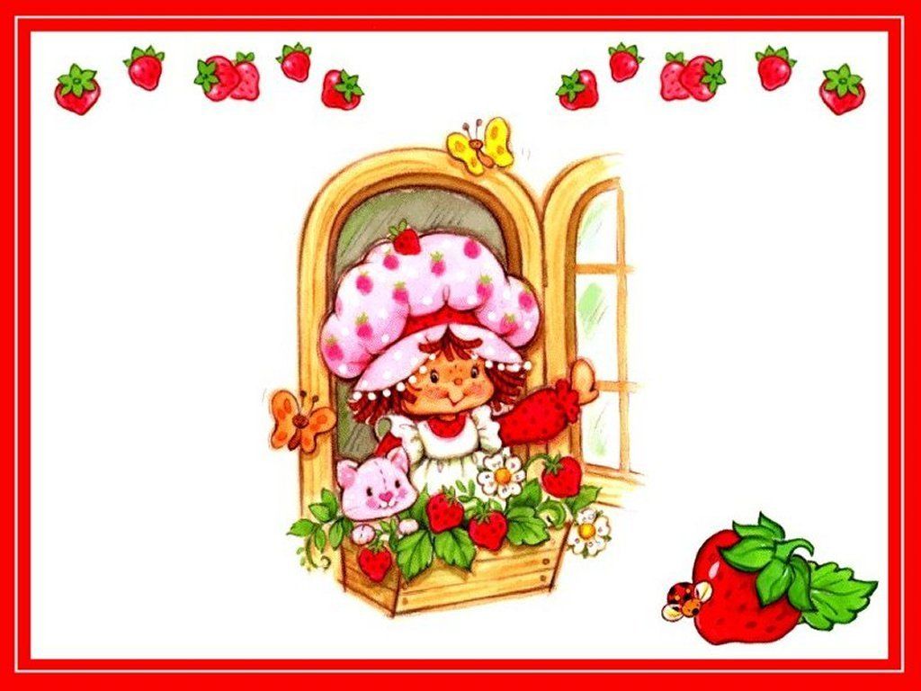 Wallpaper Strawberry Shortcake