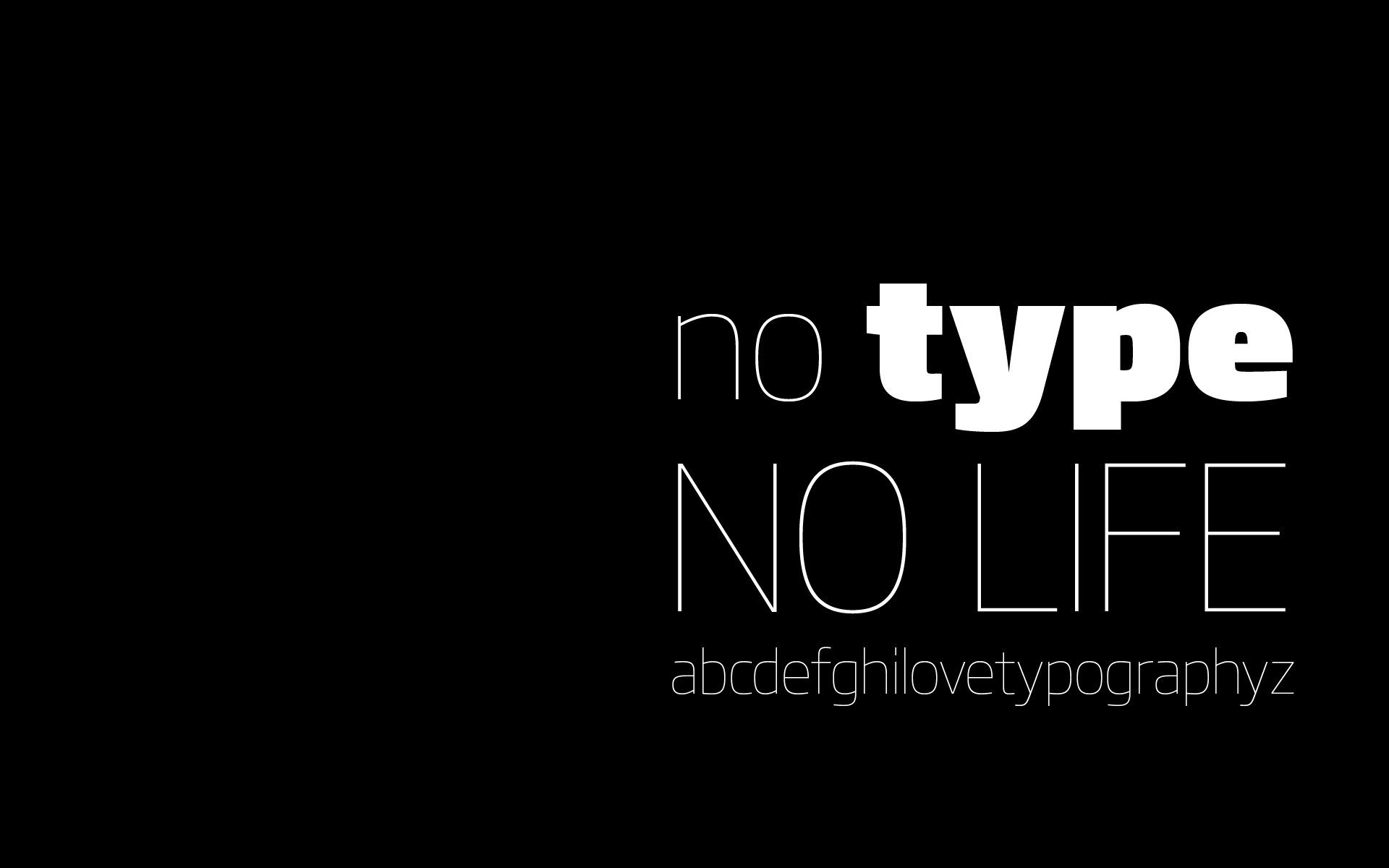 I love Typography (ILT) fonts, typefaces, the the lettering arts