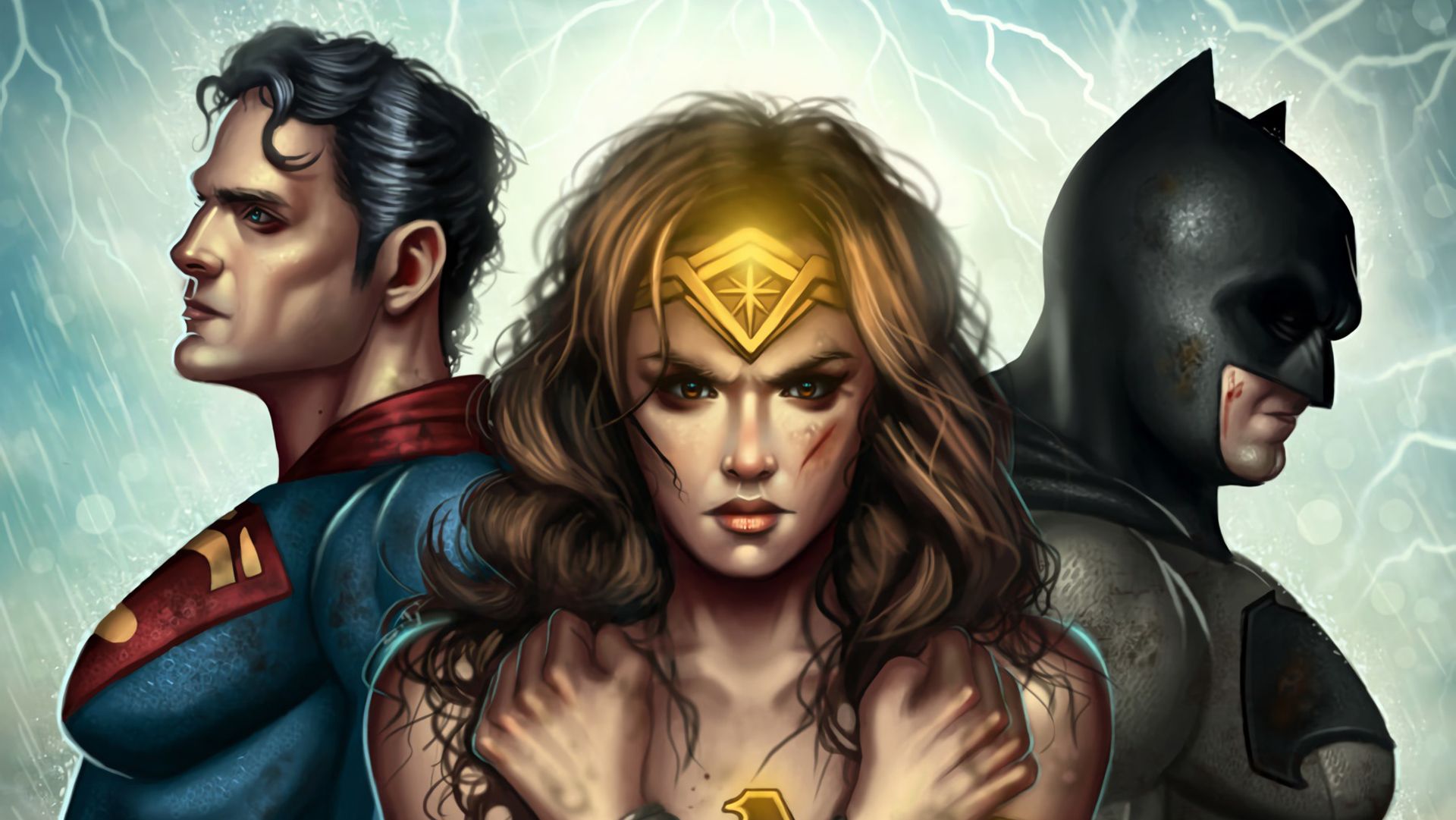 Comics Justice League Batman Superman Wonder Woman DC Comics HD