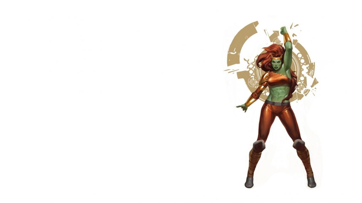 Women comics She Hulk drawn wallpaperx1080