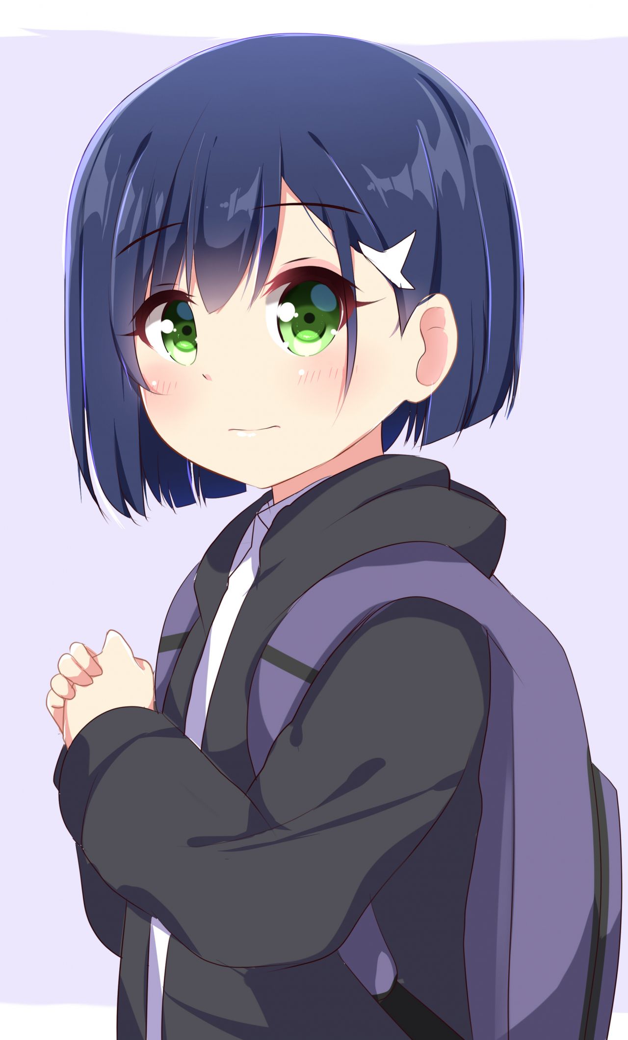 Download 1280x2120 wallpaper cute, green eyes, ichigo, darling