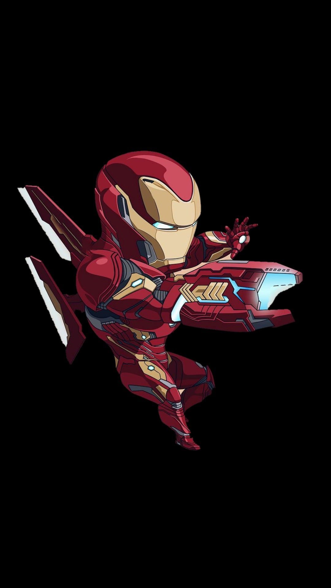Iron Man Infinity War Minimal Wallpaper iphoneswallpaper_com