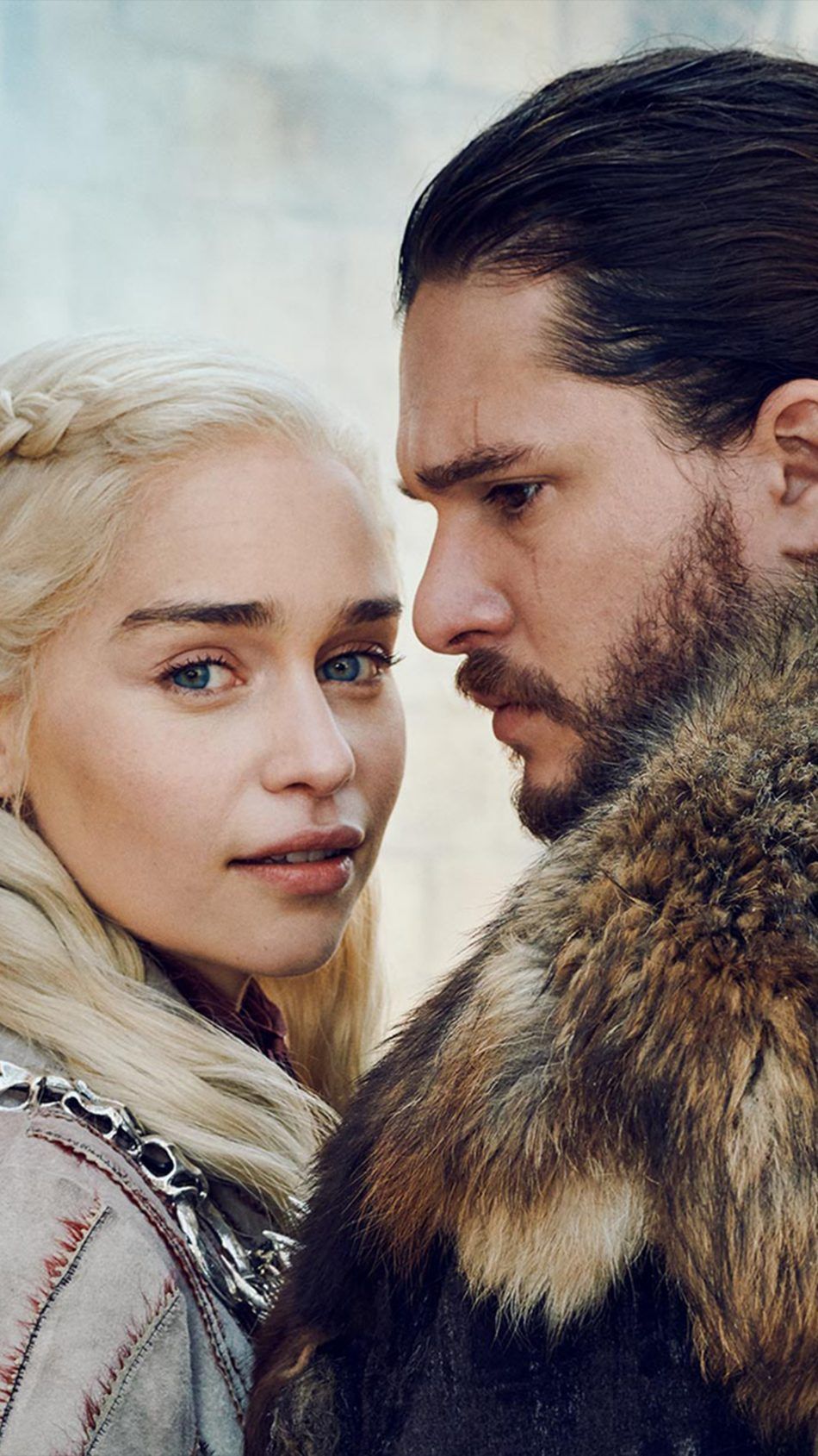 Daenerys Targaryen & Jon Snow Game of Thrones S8 Free 4K Ultra HD