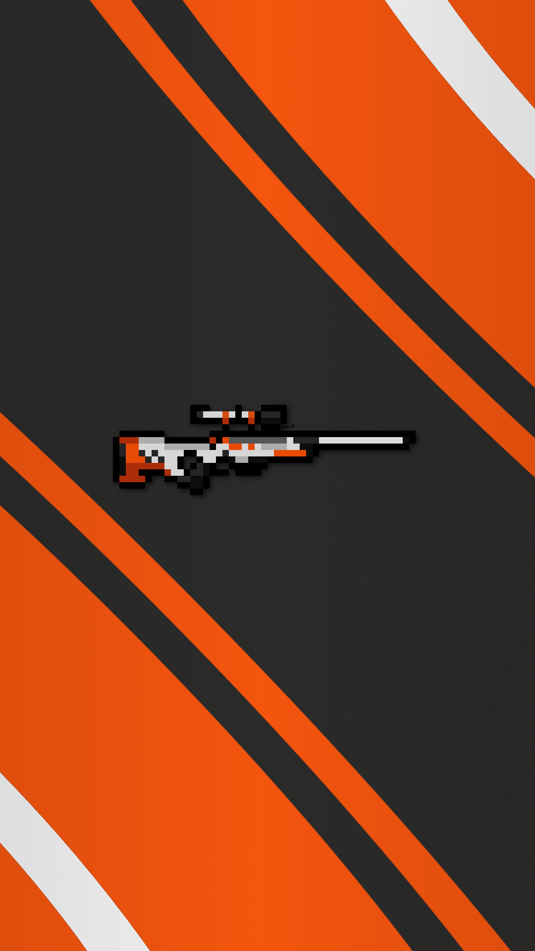 Pixel asiimov phone wallpaper