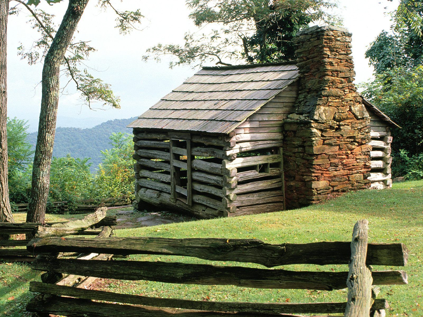 Free download Log Cabin Blue Ridge Parkway Virginia Related river