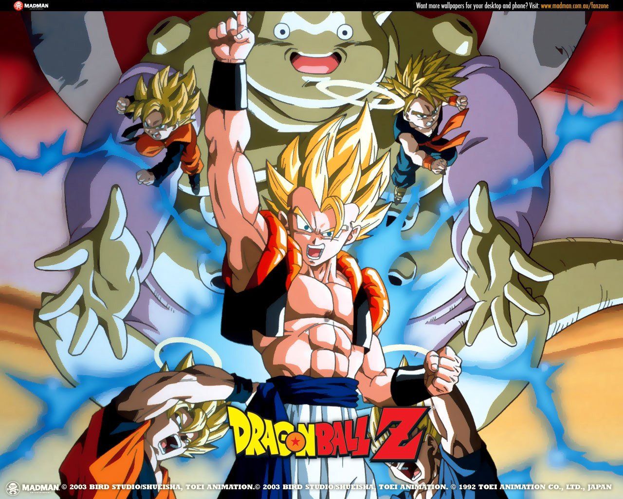 Goku Wallpaper 4K, Fusion attack, Dragon Ball Z