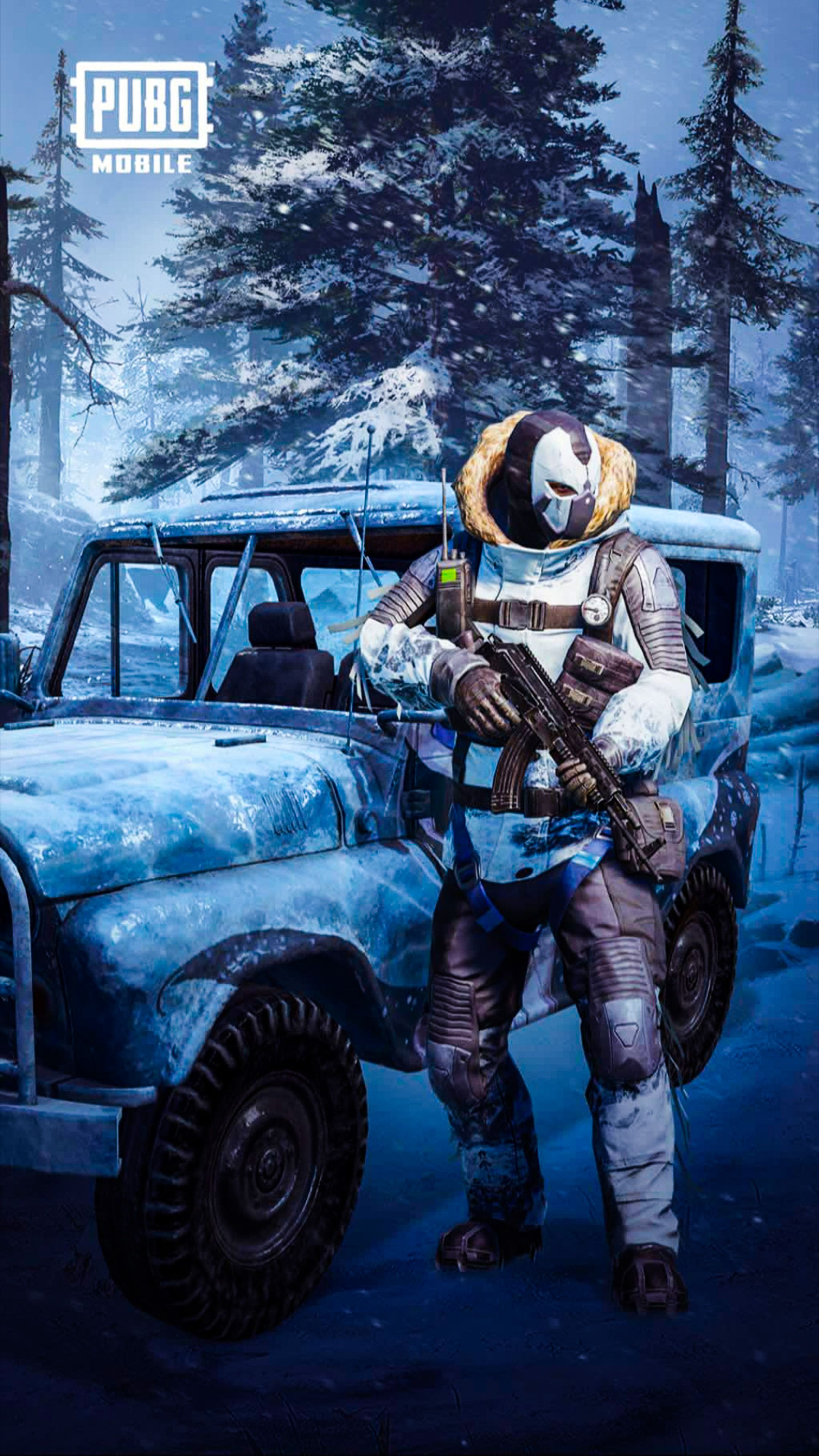 Free download PUBG Mobile Snowman 4K Ultra HD Mobile Wallpaper