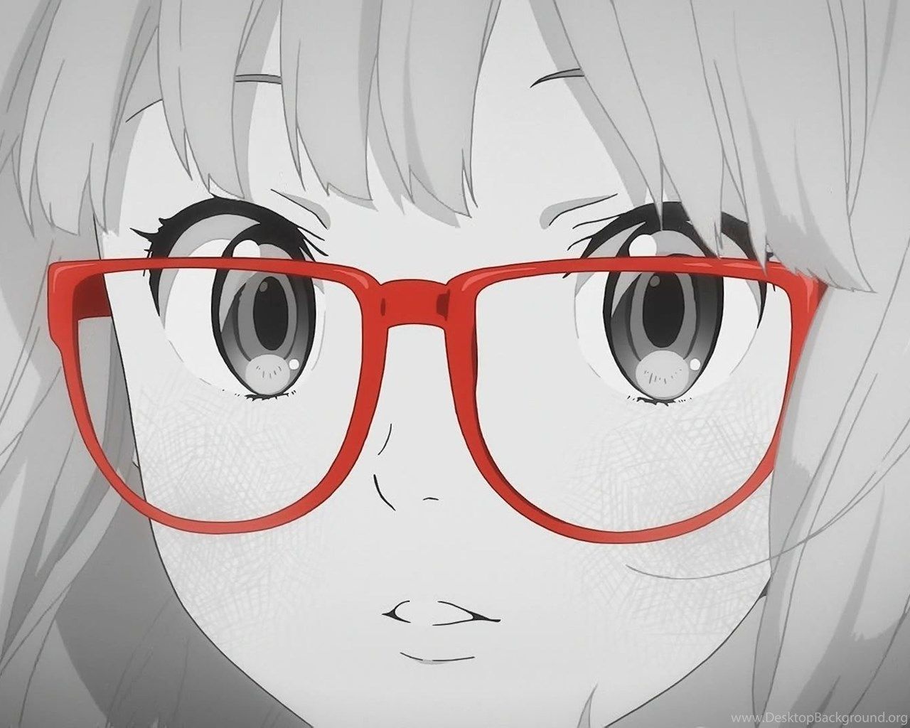 Anime Girl With Glasses Wallpapers - Wallpaper Cave