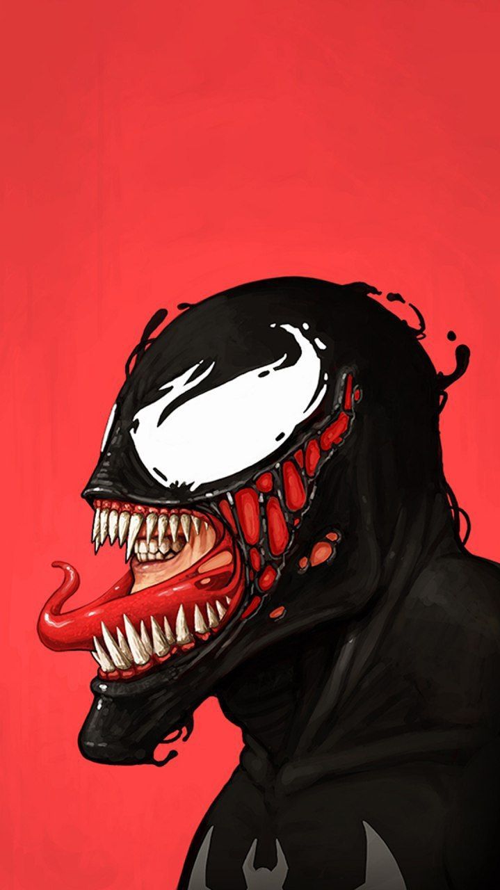 Venom Art Minimal iPhone Wallpaper. Venom art, Venom comics