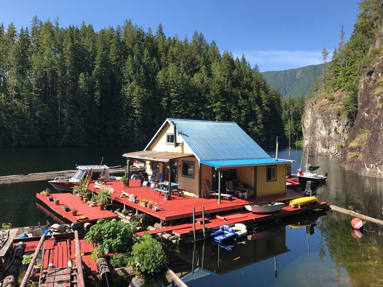 Powell River Books Blog: Off the Grid Float Cabin YouTube Video