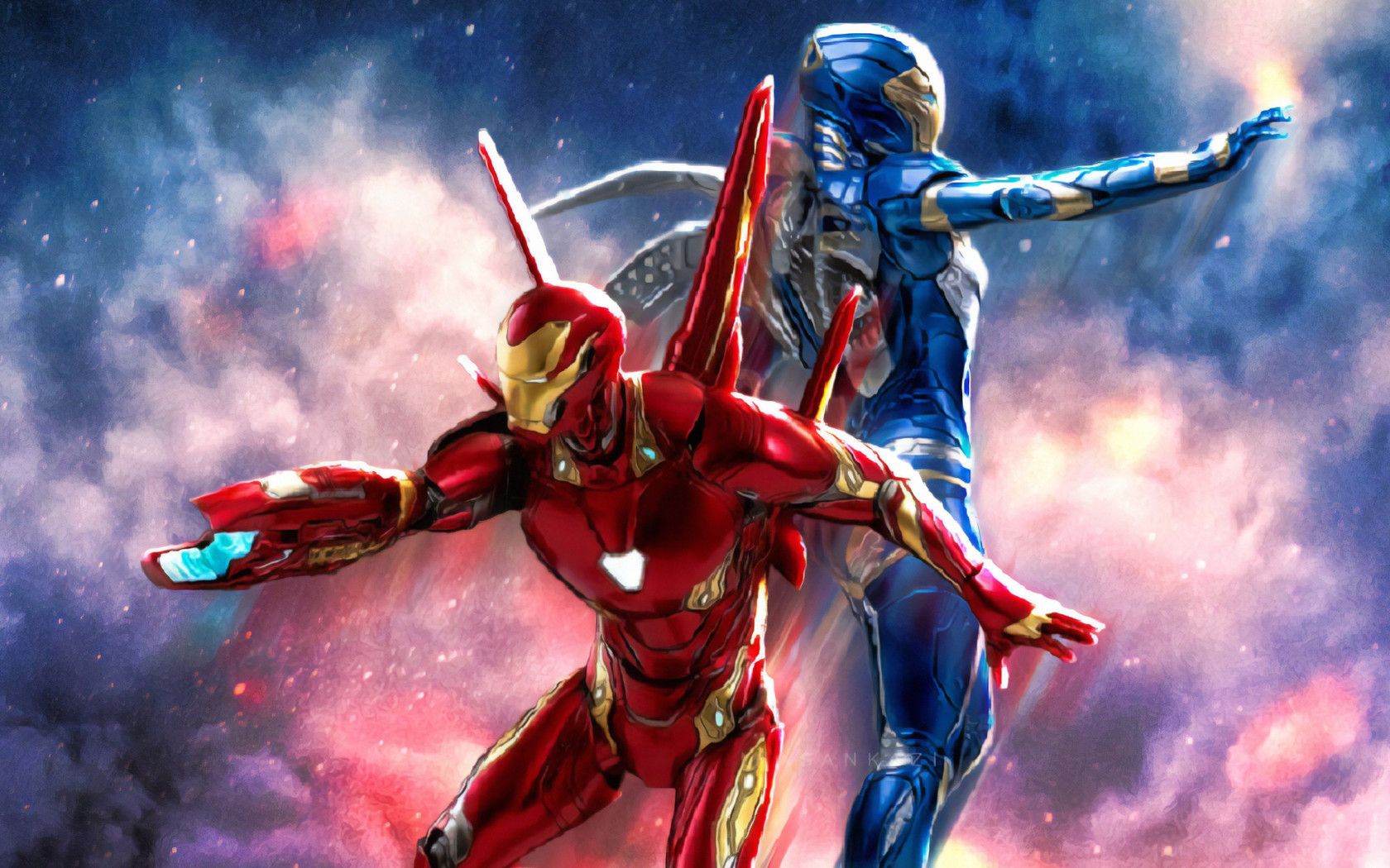 Iron Man And Pepper Potts Rescue Suit 1680x1050