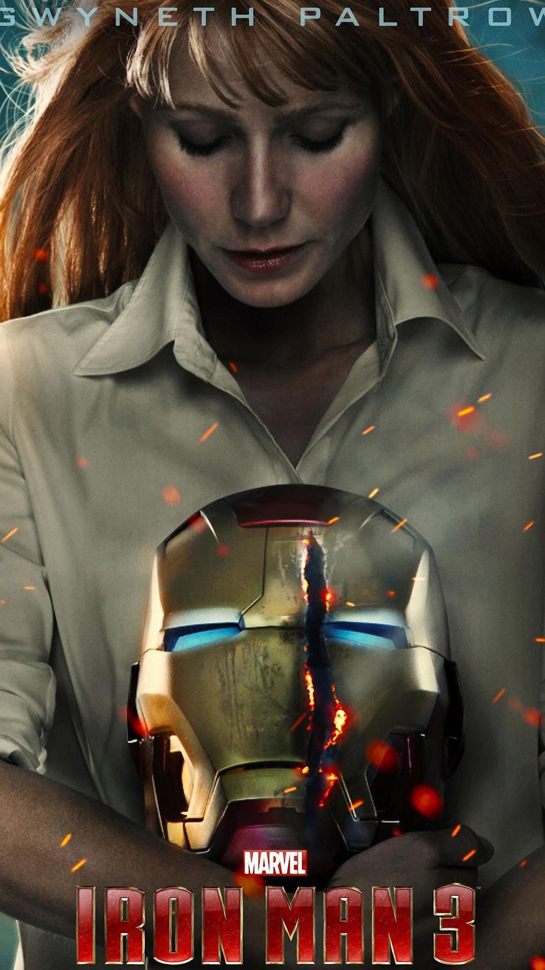 Iron Man 3 Poster iPhone 6 Wallpaper HD Potts Iron Man