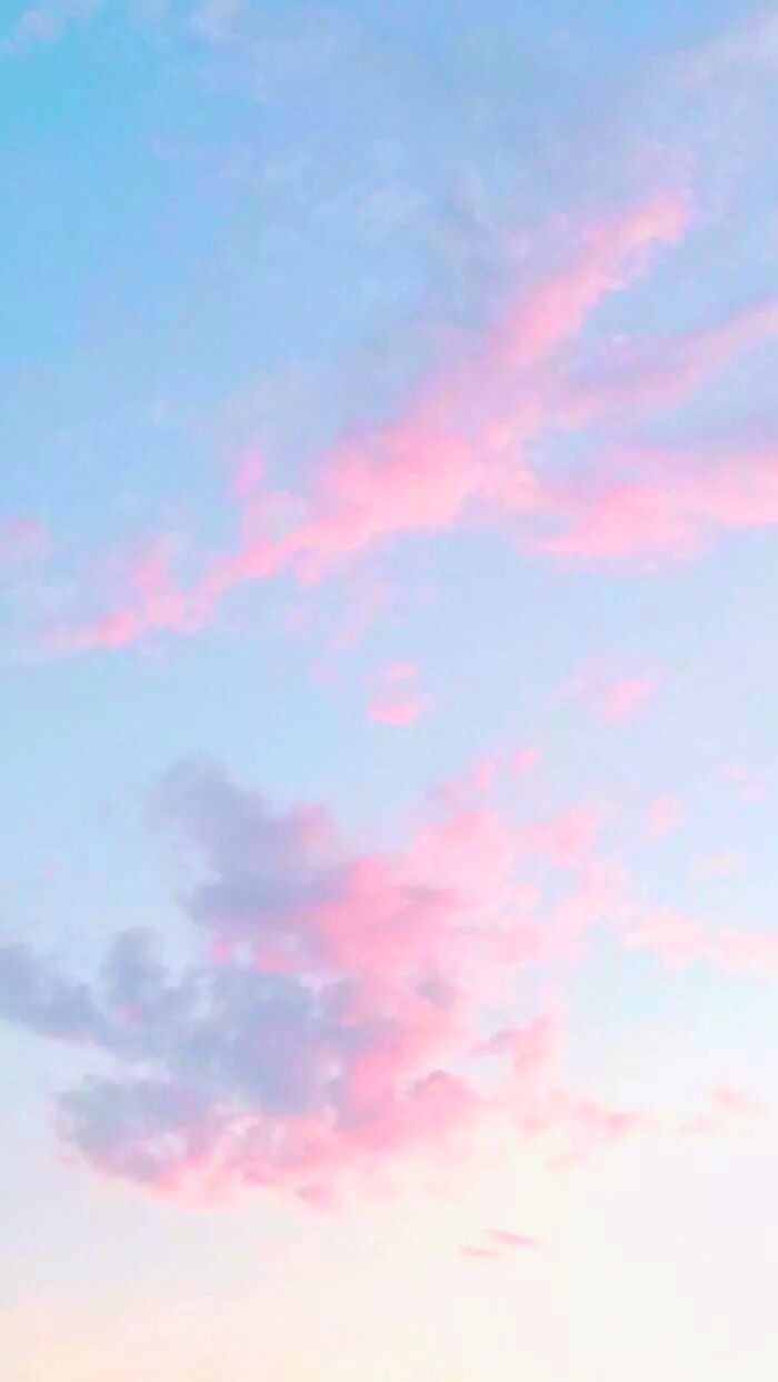 Фоны. Pink clouds wallpaper, iPhone