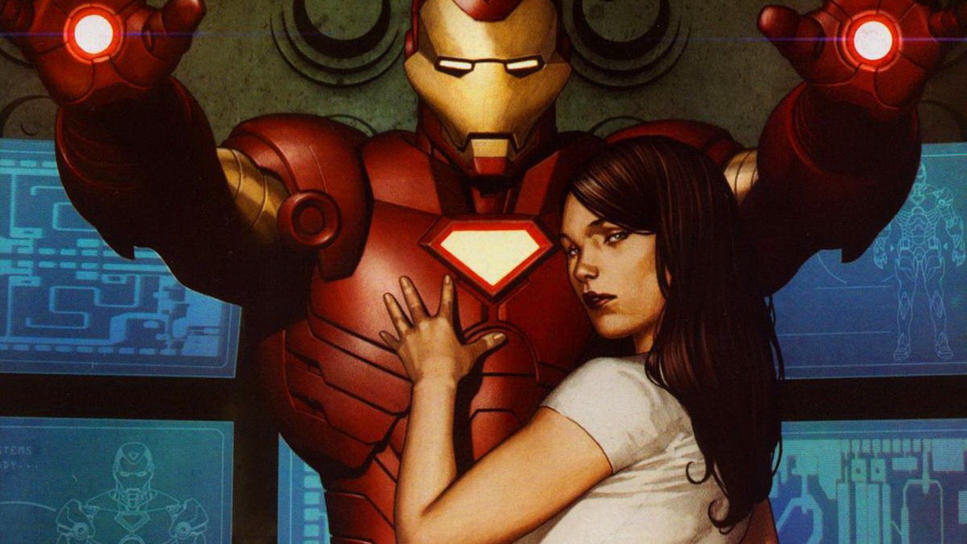 Iron Man and Pepper Potts. Iron man, Iron man comic, Iron