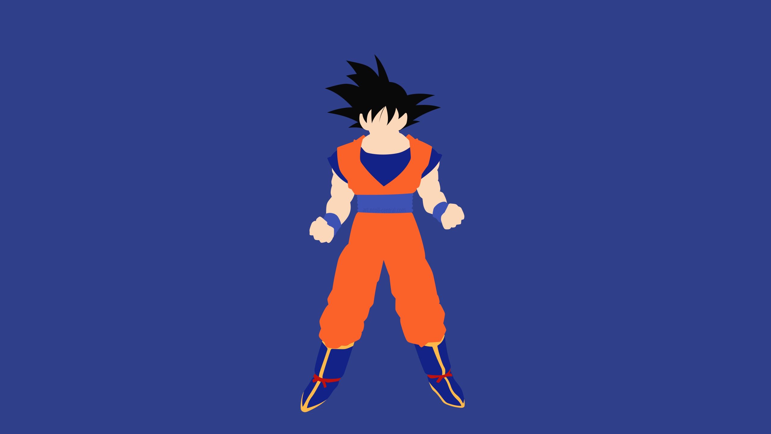 Download Minimal, anime boy, dragon ball, Goku wallpaper