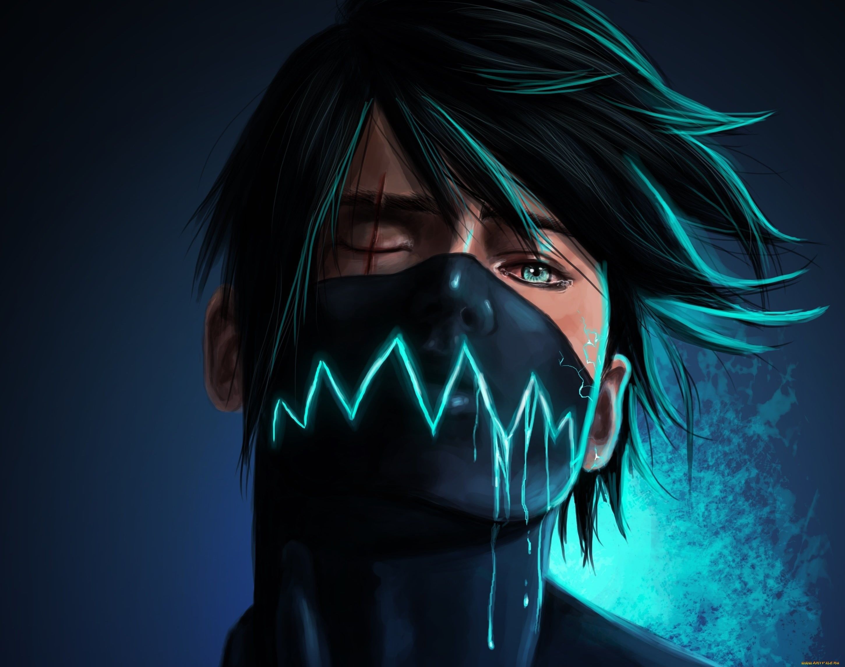 Coolest Anime With Face Mask Wallpapers