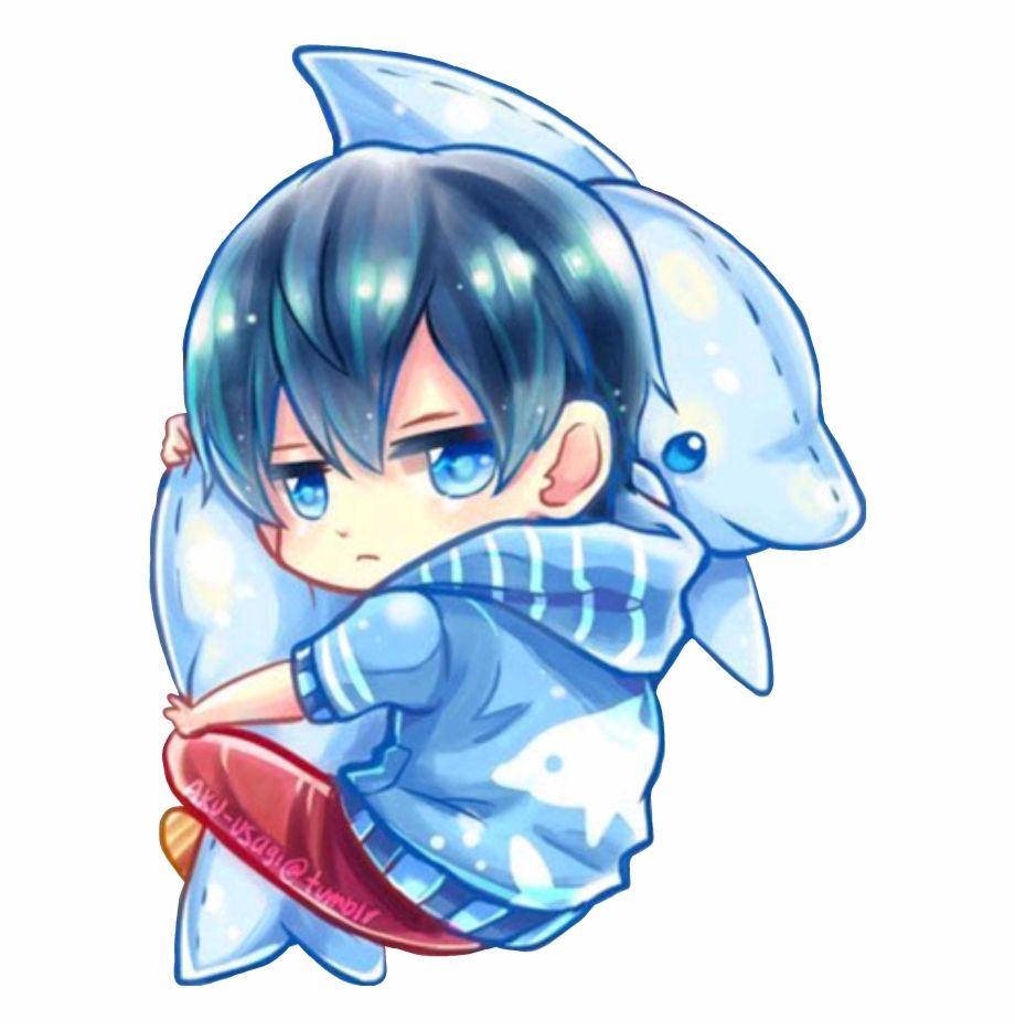 Anime Boy Cute Shark Adorable Babyshark