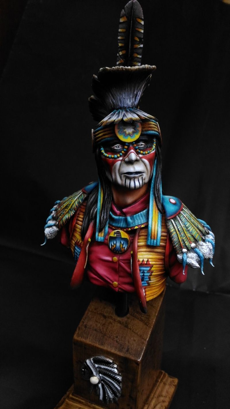 Pow Wow dancer by Emmanuel · Putty&Paint. Native