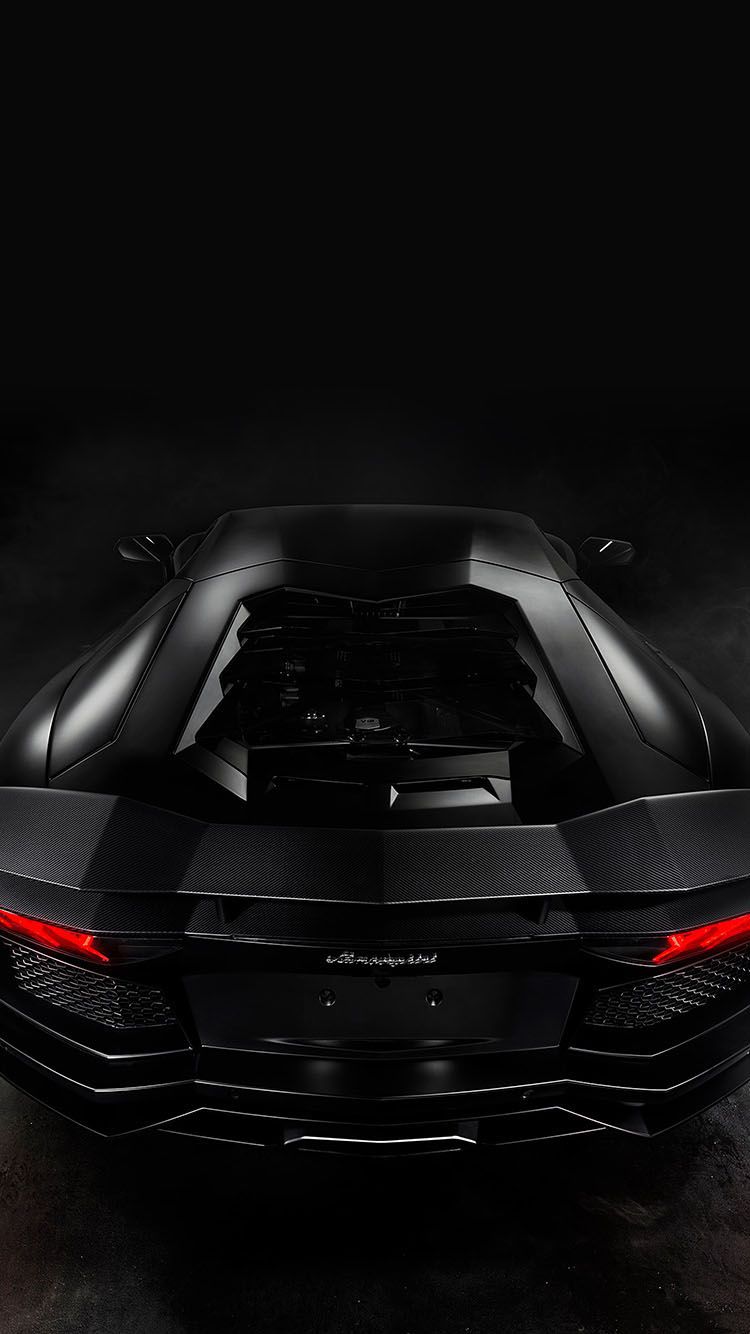Lamborghini Aventador Black iPhone 6 Wallpaper HD Download