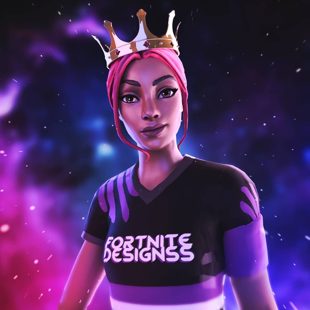 Girl Fortnite Skin on Dog iPhone Wallpapers Free Download