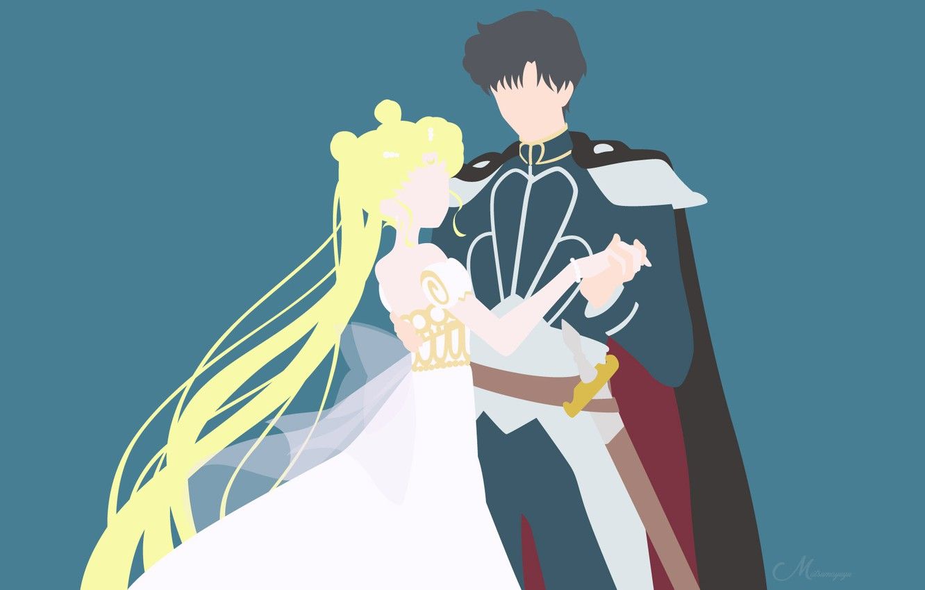 Desktop Sailor Moon Minimalist Wallpaper & Background Download