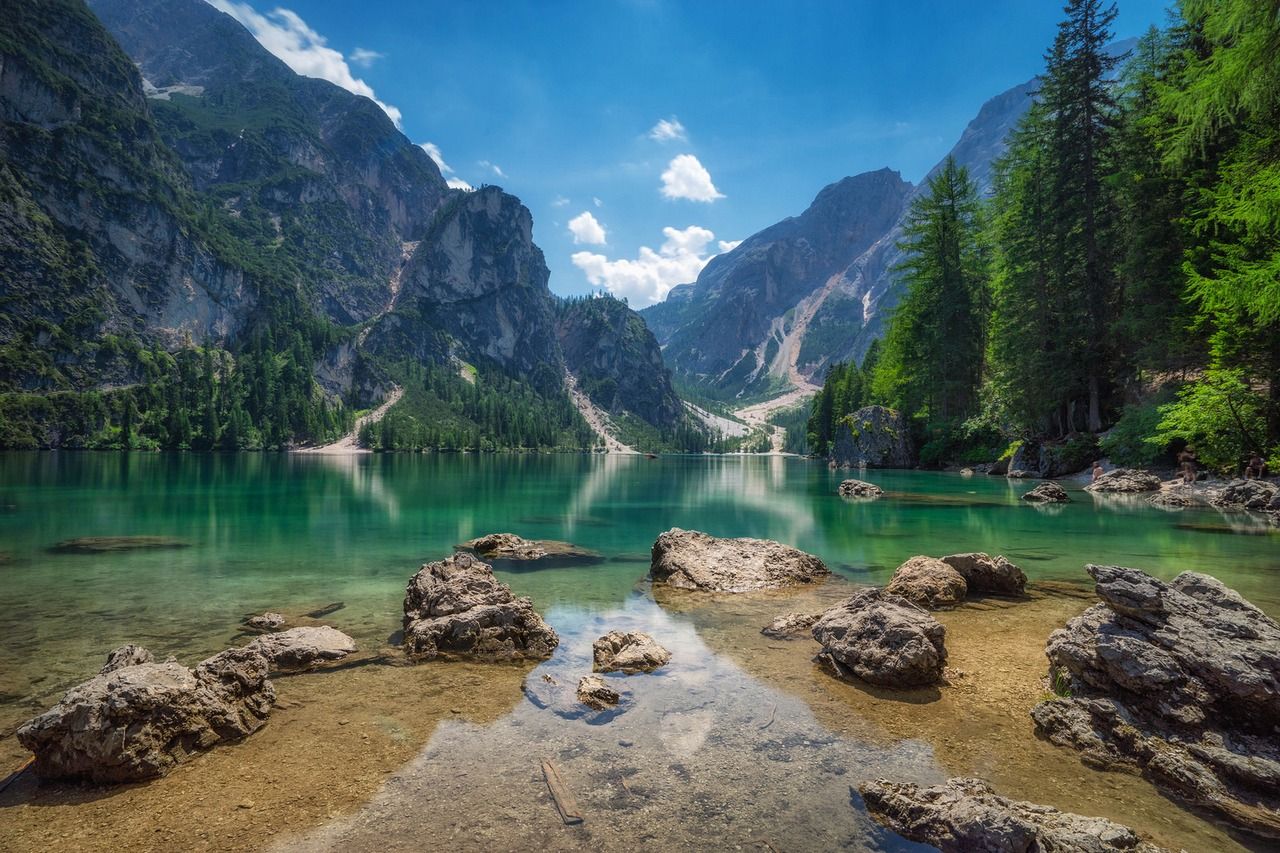 Lago Di Braies Italy Wallpapers - Wallpaper Cave