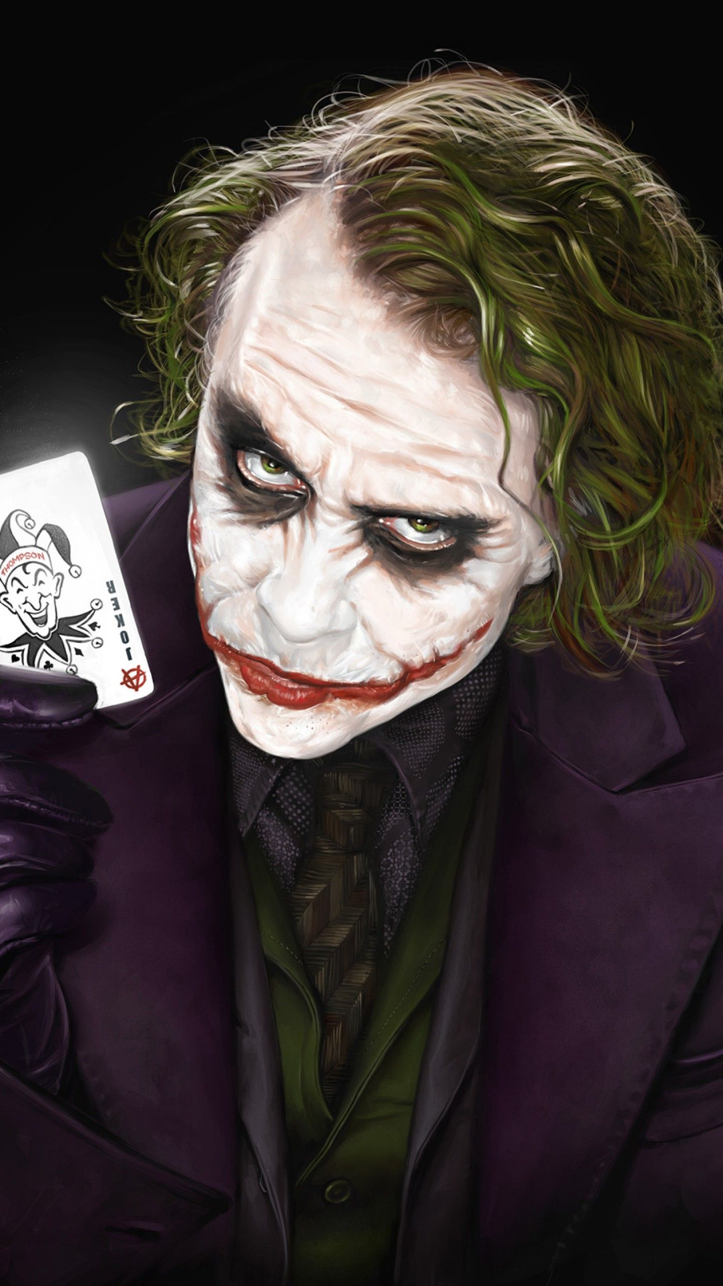 Black Dark Joker Wallpaper Knight Joker HD