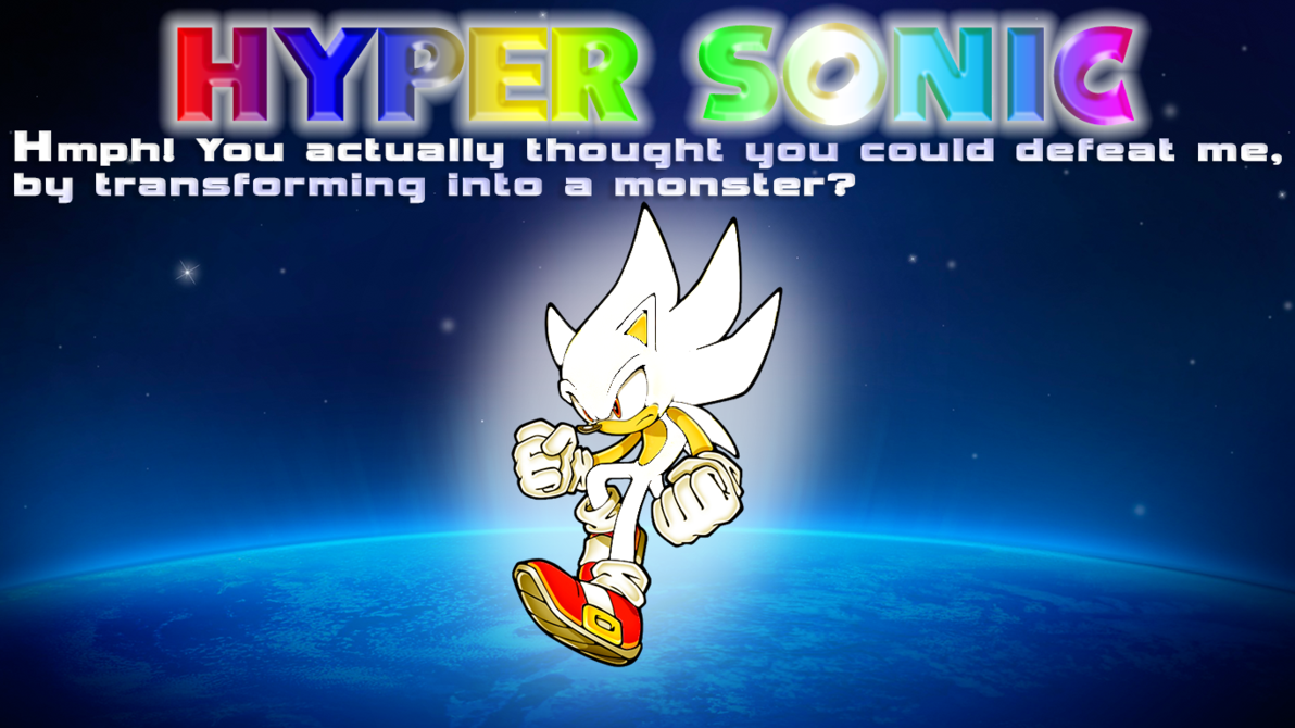 Free download Hyper Sonic wallpaper