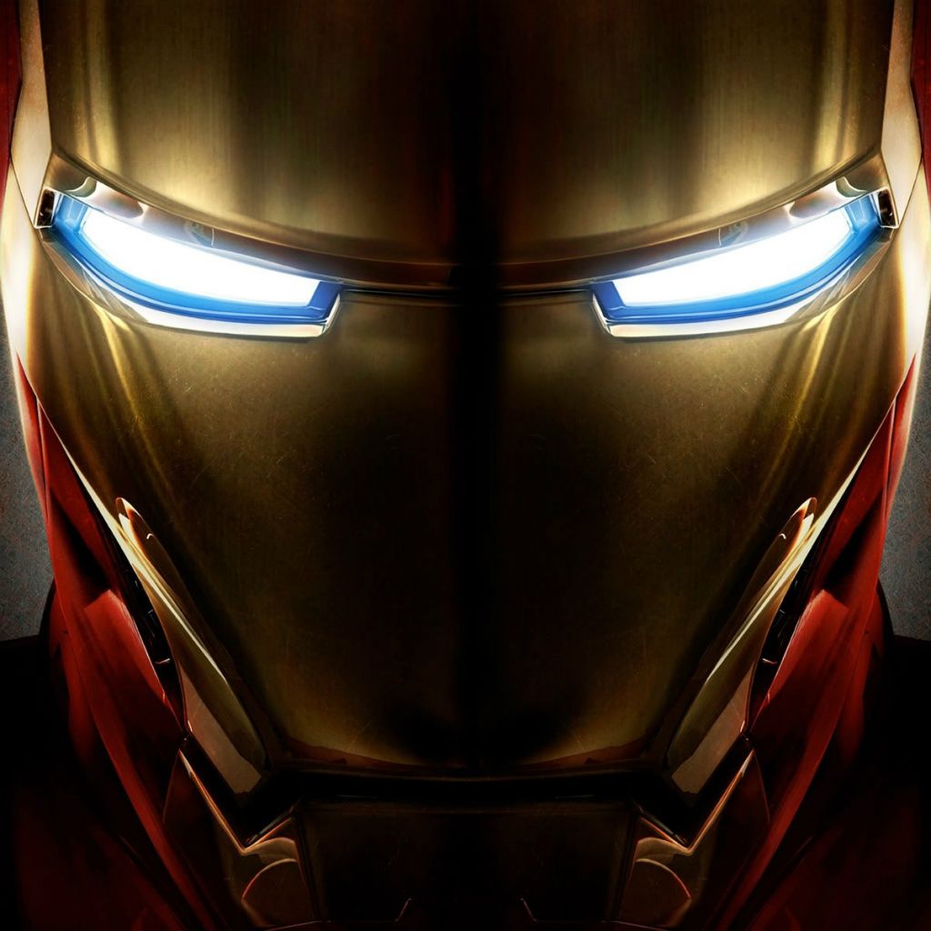 Iron Man Helmet iPad Wallpaper Free Download