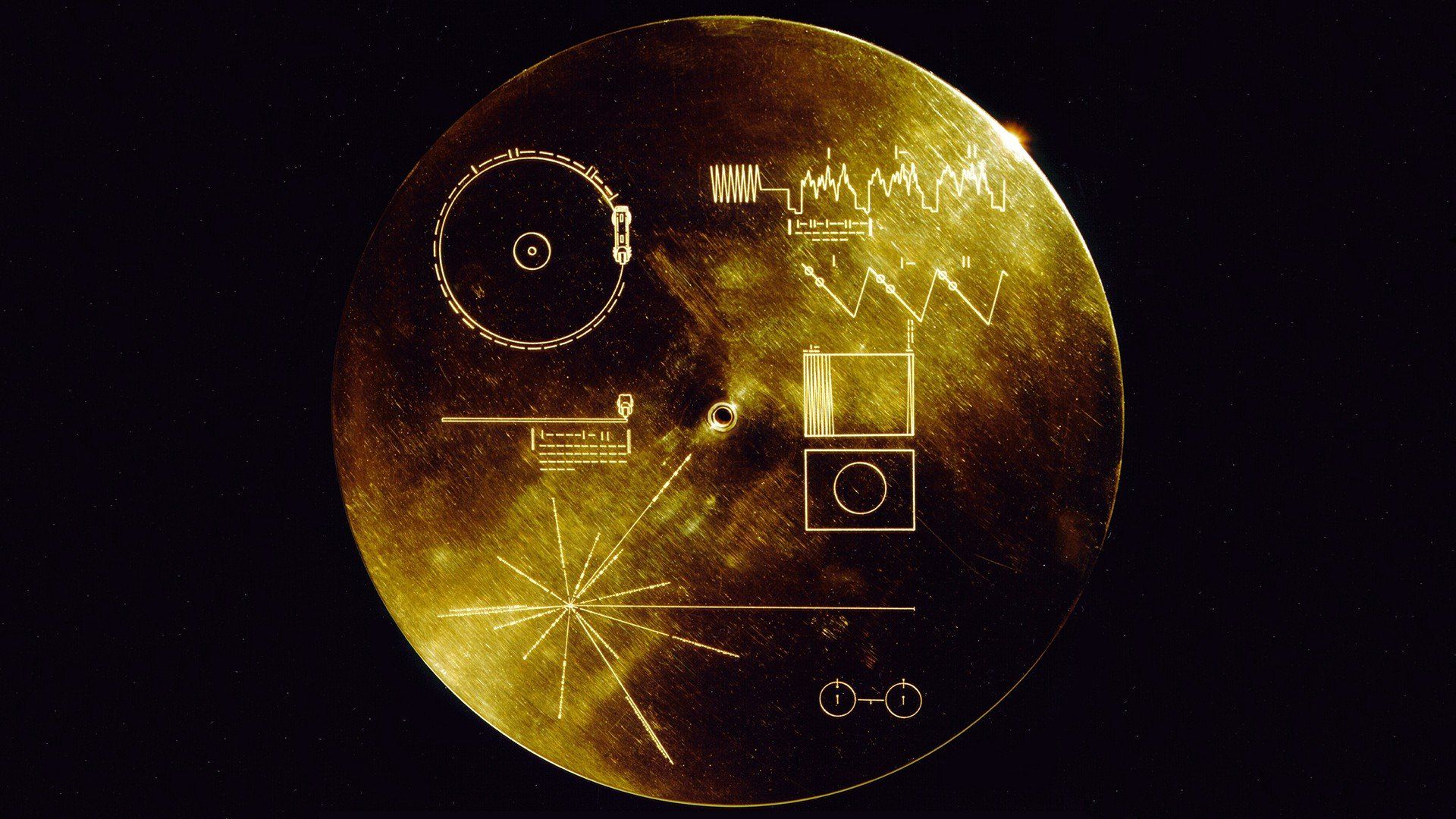 Voyager Golden Record, Voyager, Space HD Wallpaper / Desktop