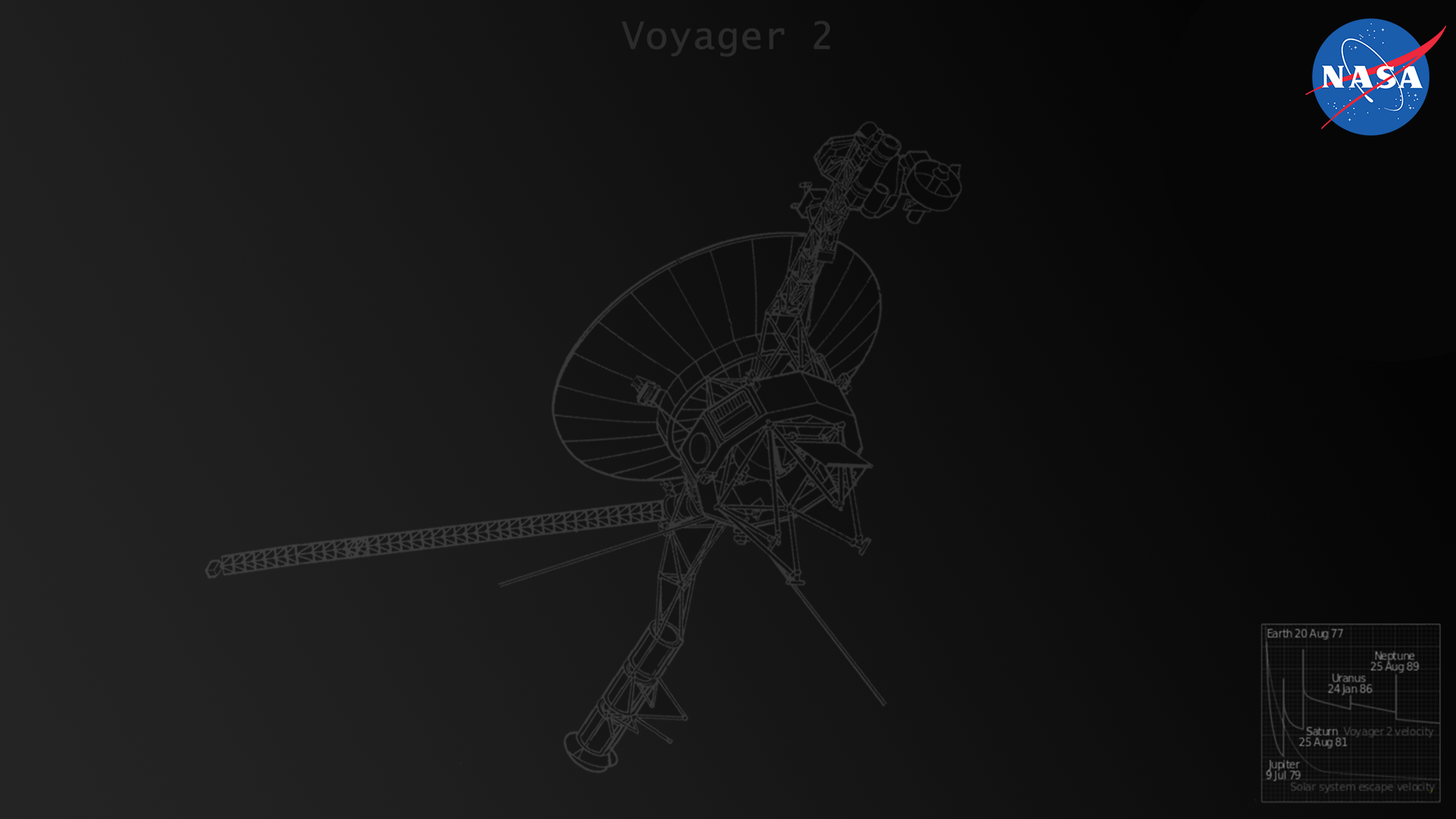 Wallpaper Voyager 2 (Inverted) 1920x1080