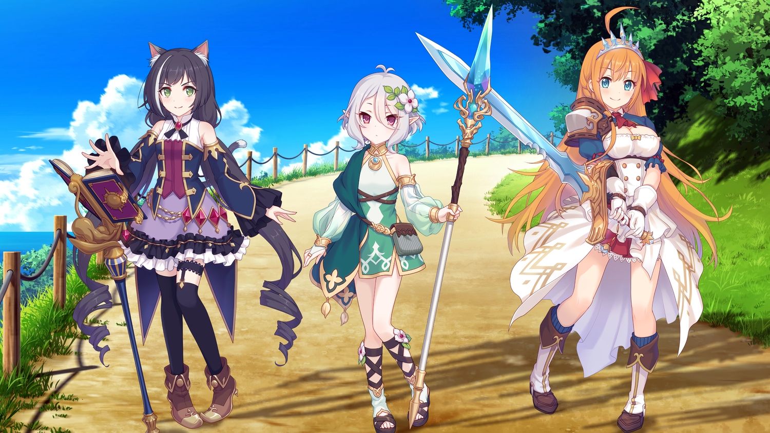 animal ears catgirl gloves karyl kokkoro pecorine pointed ears