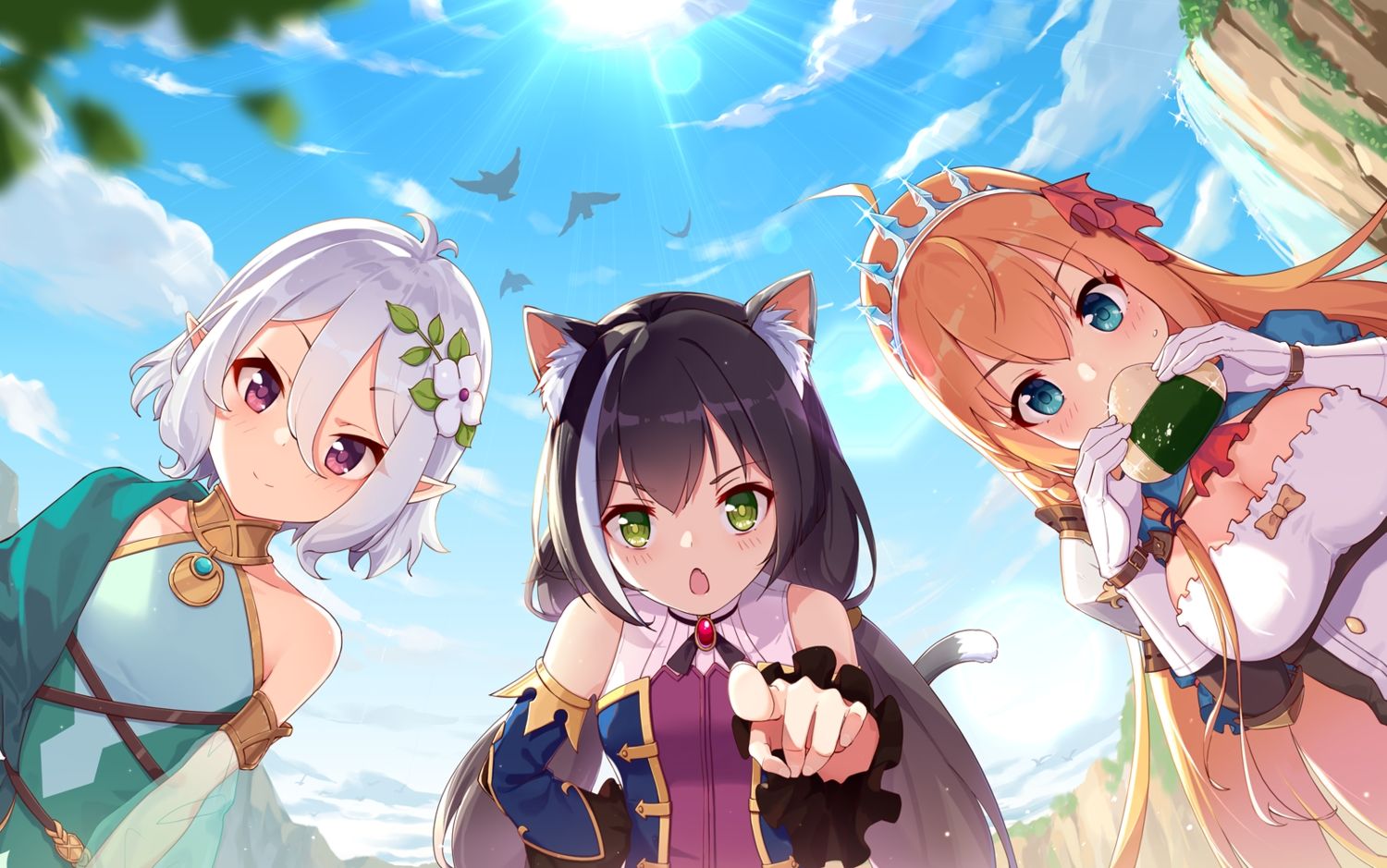 animal ears catgirl kokkoro kyaru pecorine pointed ears princess