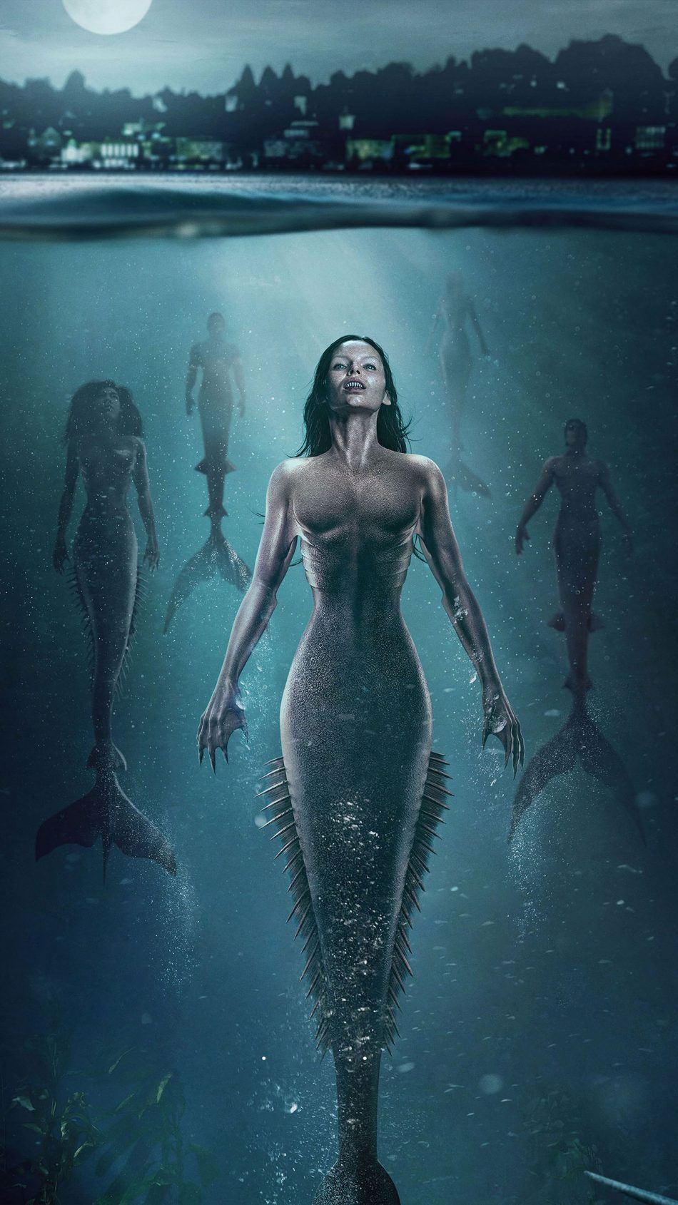 Mermaids In Siren Season 2 2019 4K Ultra HD Mobile Wallpaper. Scary mermaid, Siren season Mermaid wallpaper