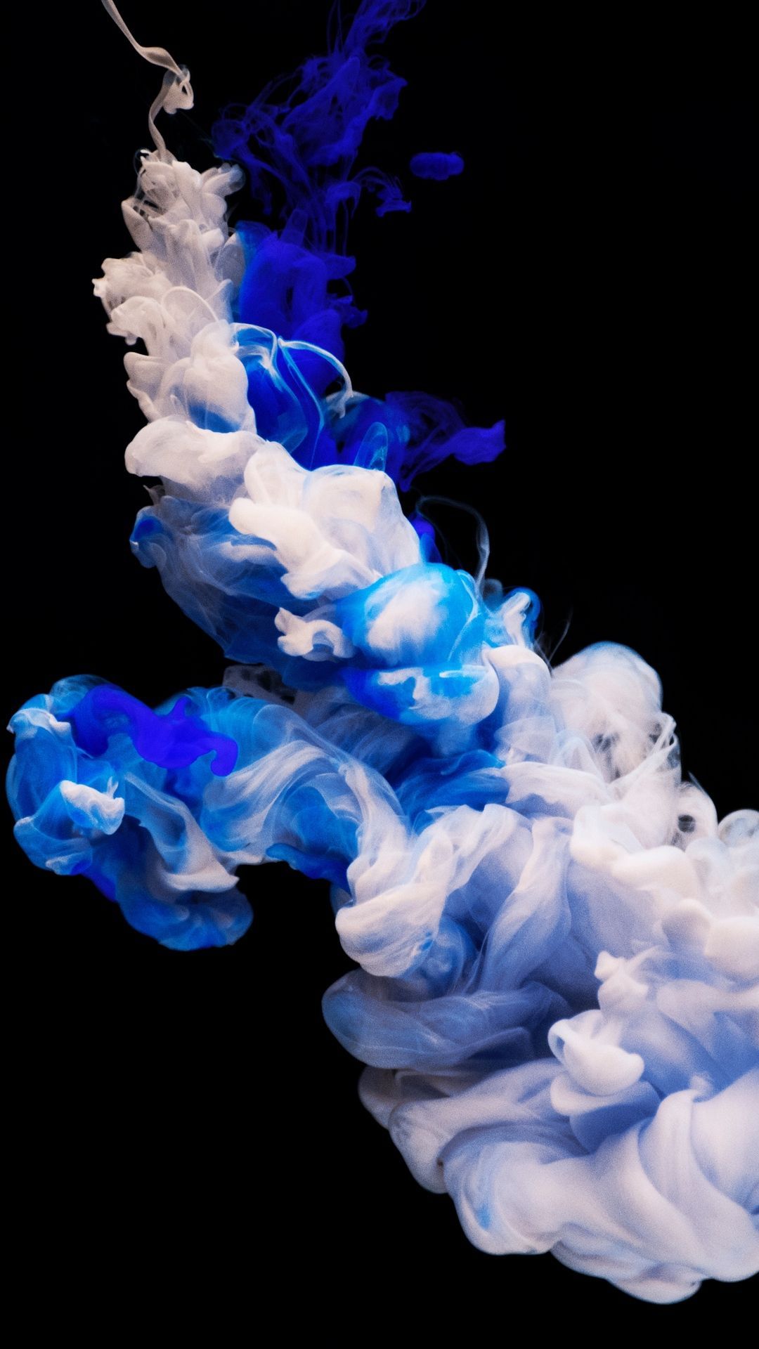 iPhone Wallpaper. Blue, Cobalt blue, Electric blue, Smoke, Water