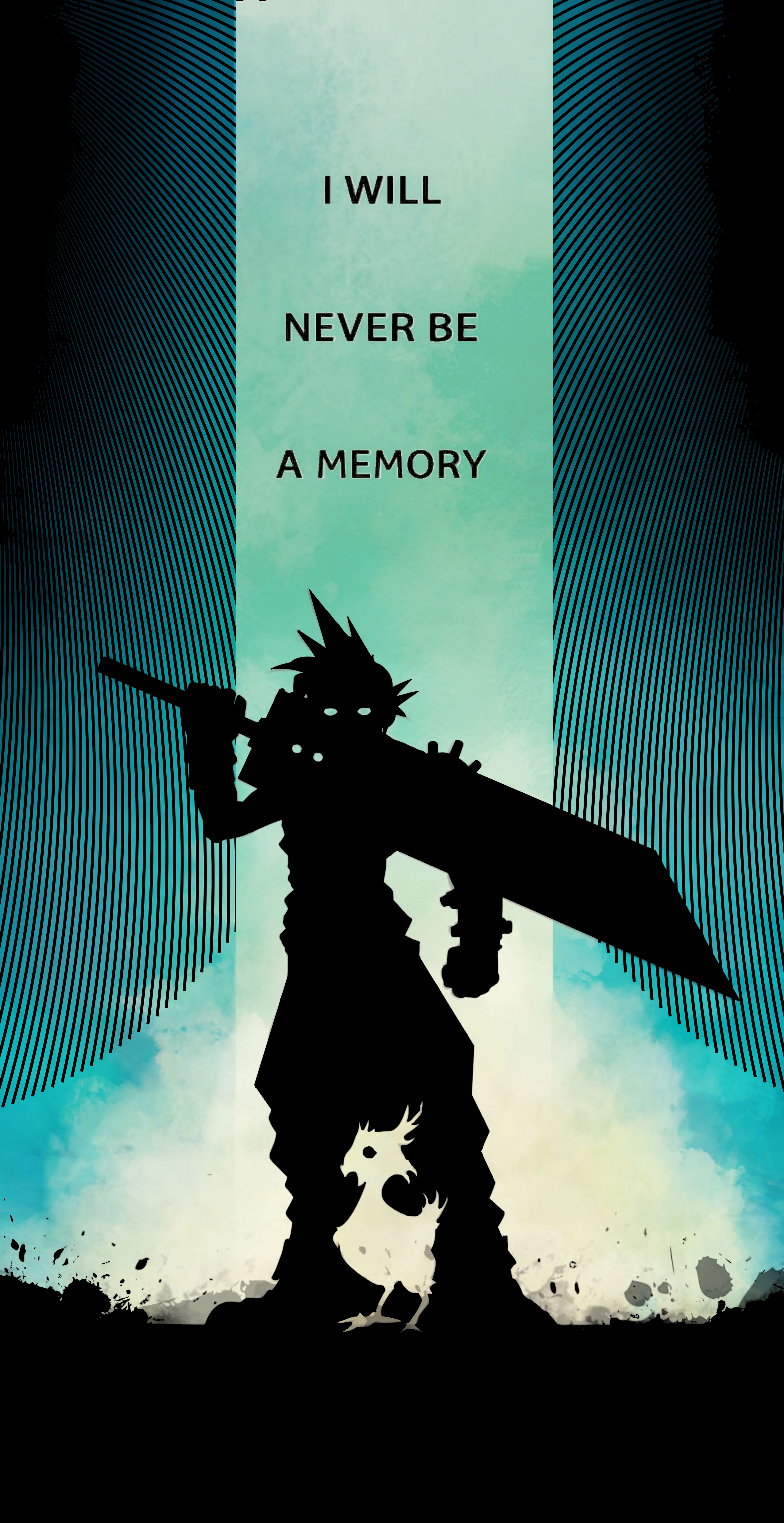 Final Fantasy VII Cloud Memory OLED [2555x4961]