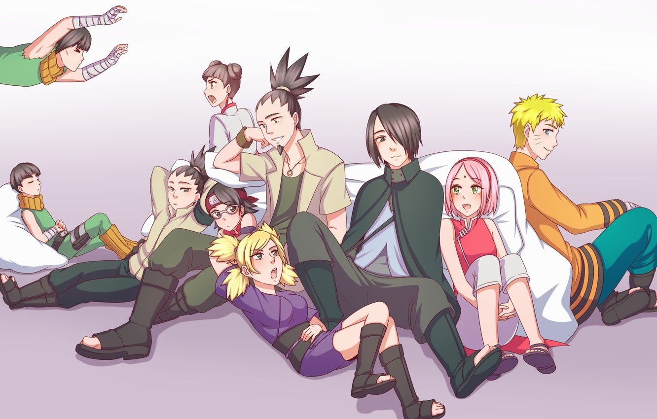 Wallpaper Uchiha Sasuke, Haruno Sakura, NARUTO, Uzumaki Naruto